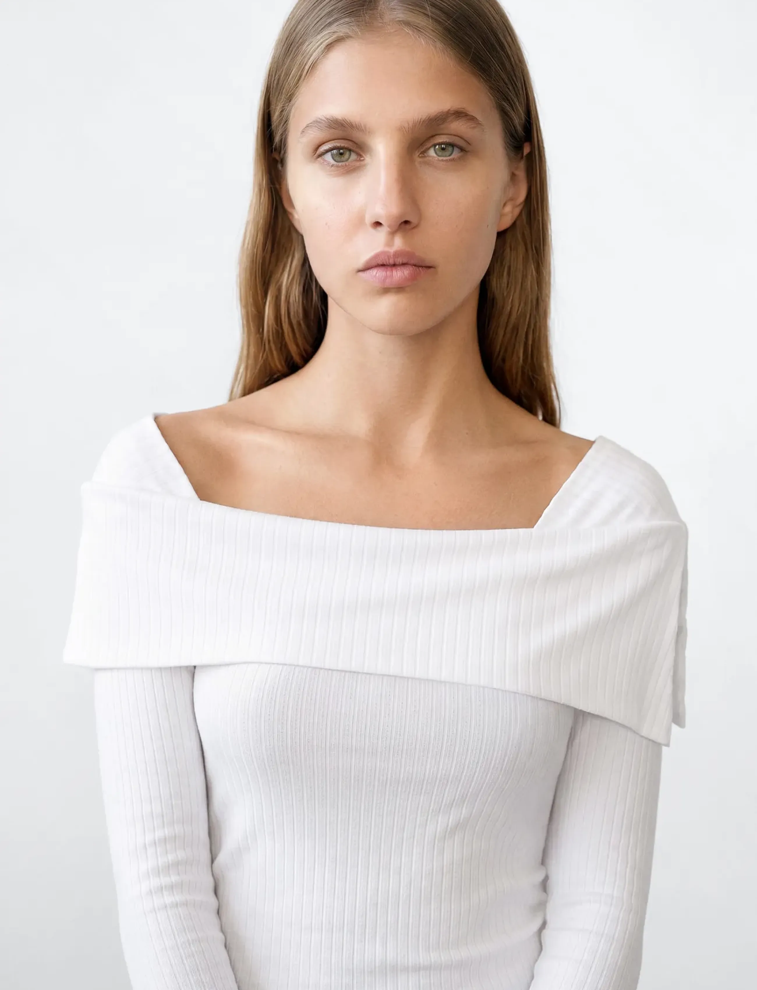 Mango Teen - Cotton turtle neck sweatshirt - stickade tröjor - natural white - 0