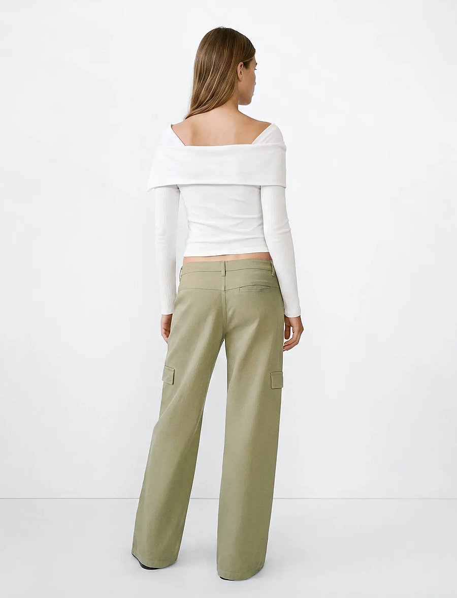 Mango Teen - Cotton turtle neck sweatshirt - stickade tröjor - natural white - 3