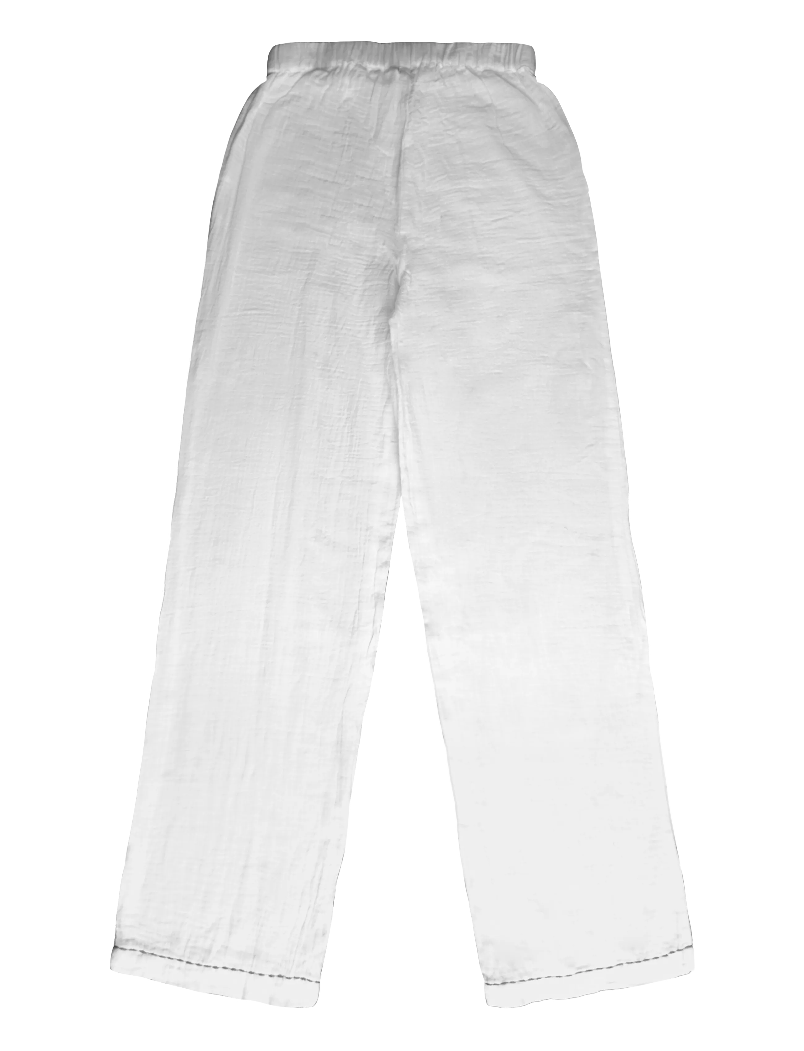 Mango Teen - Two-piece topstitched pyjamas - pyjamassæt - natural white - 3