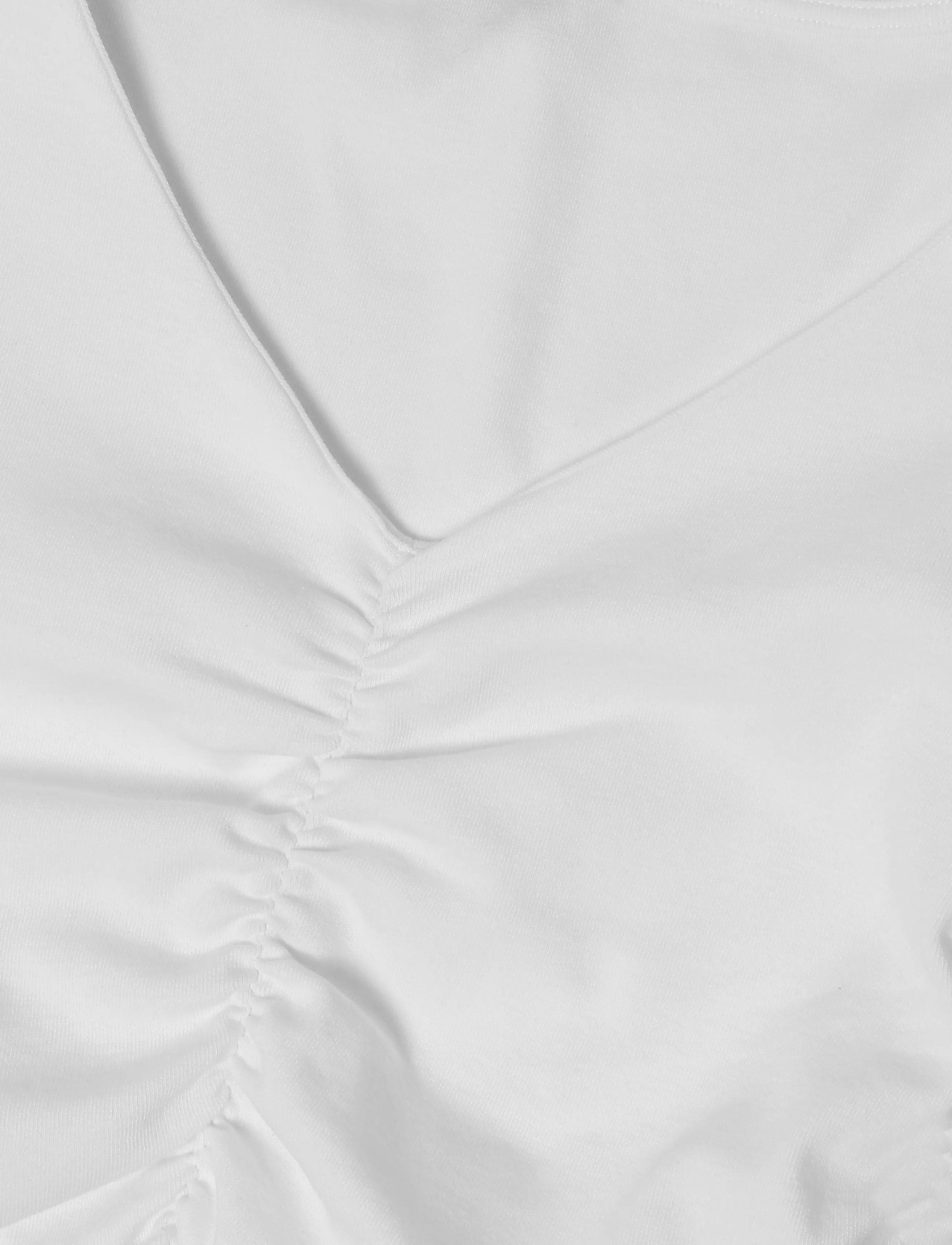 Mango Teen - Draped cotton T-shirt - kortærmede t-shirts - natural white - 2
