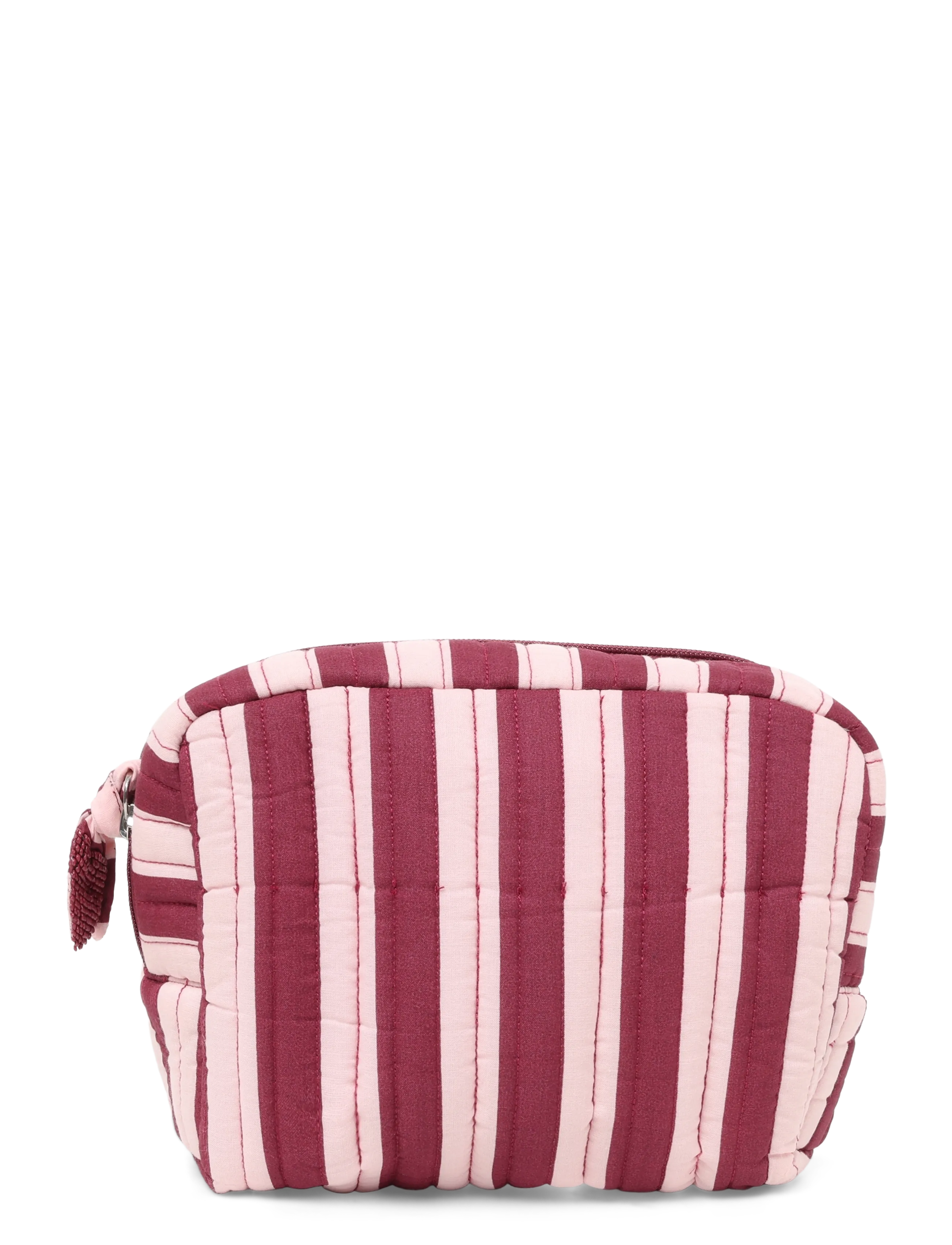 Mango Teen Stripe-print toiletry bag - Mango Teen - PINK / pink/rose