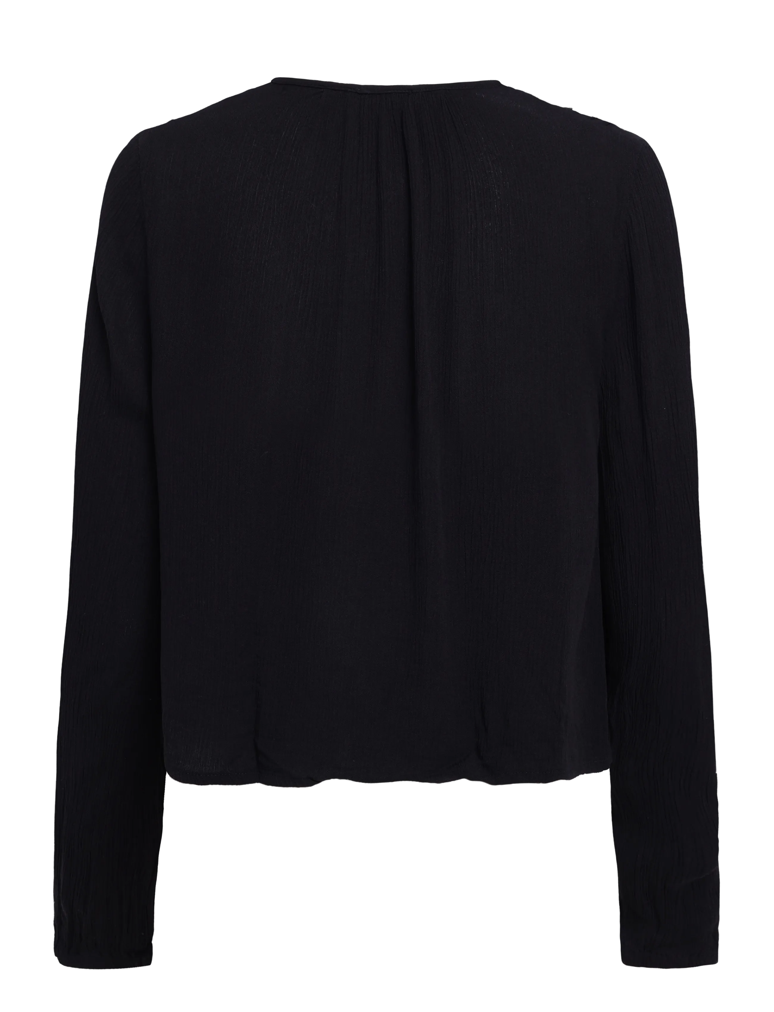 Mango Teen - Fluid blouse with metallic details - blusar & tunikor - black - 1
