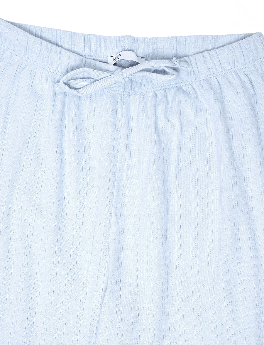 Mango Teen - Complete cotton pyjamas with piping - pyjamassæt - turquoise - aqua - 3