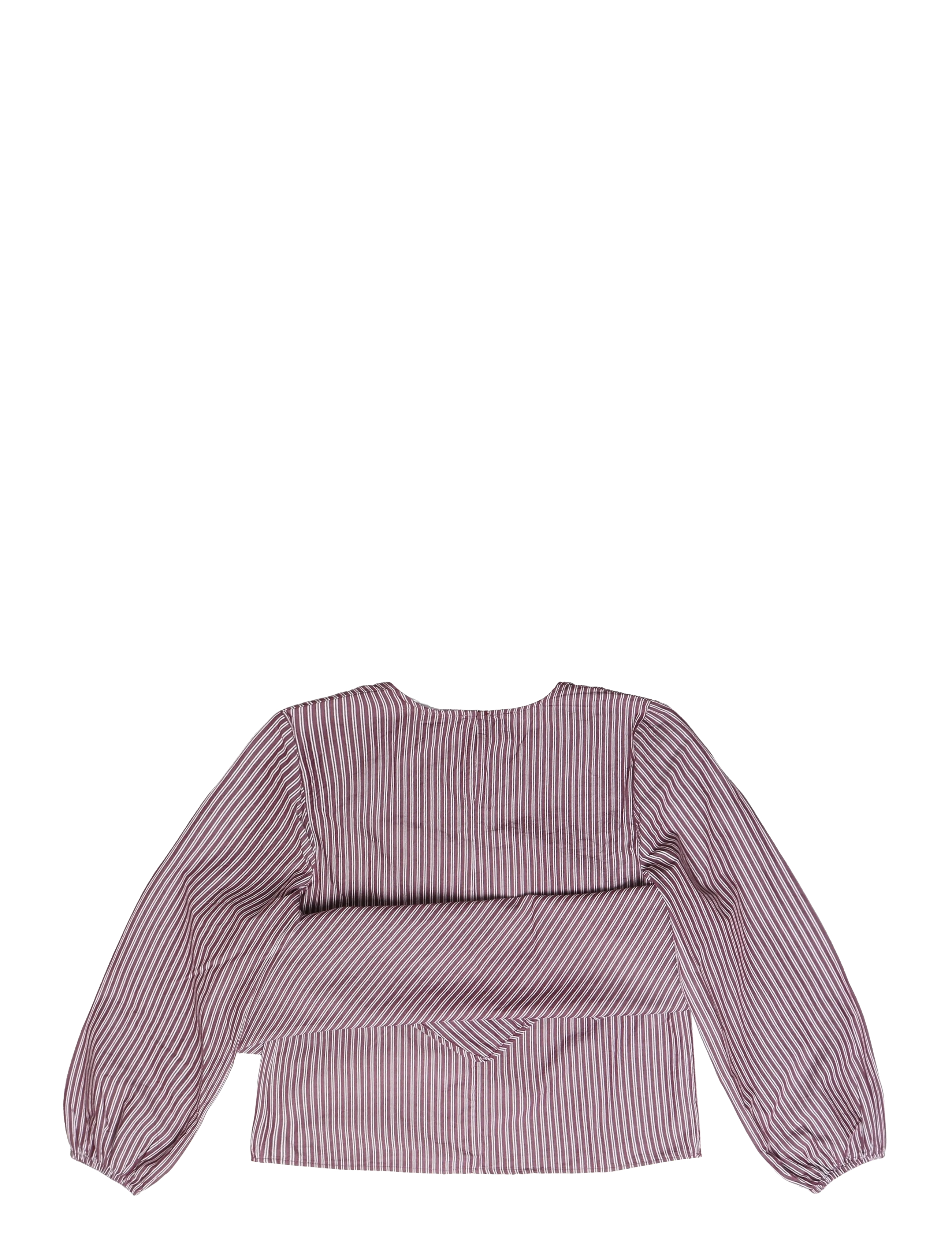 Mango Teen - Bandana stripe shirt - långärmade skjortor - dark red - 1