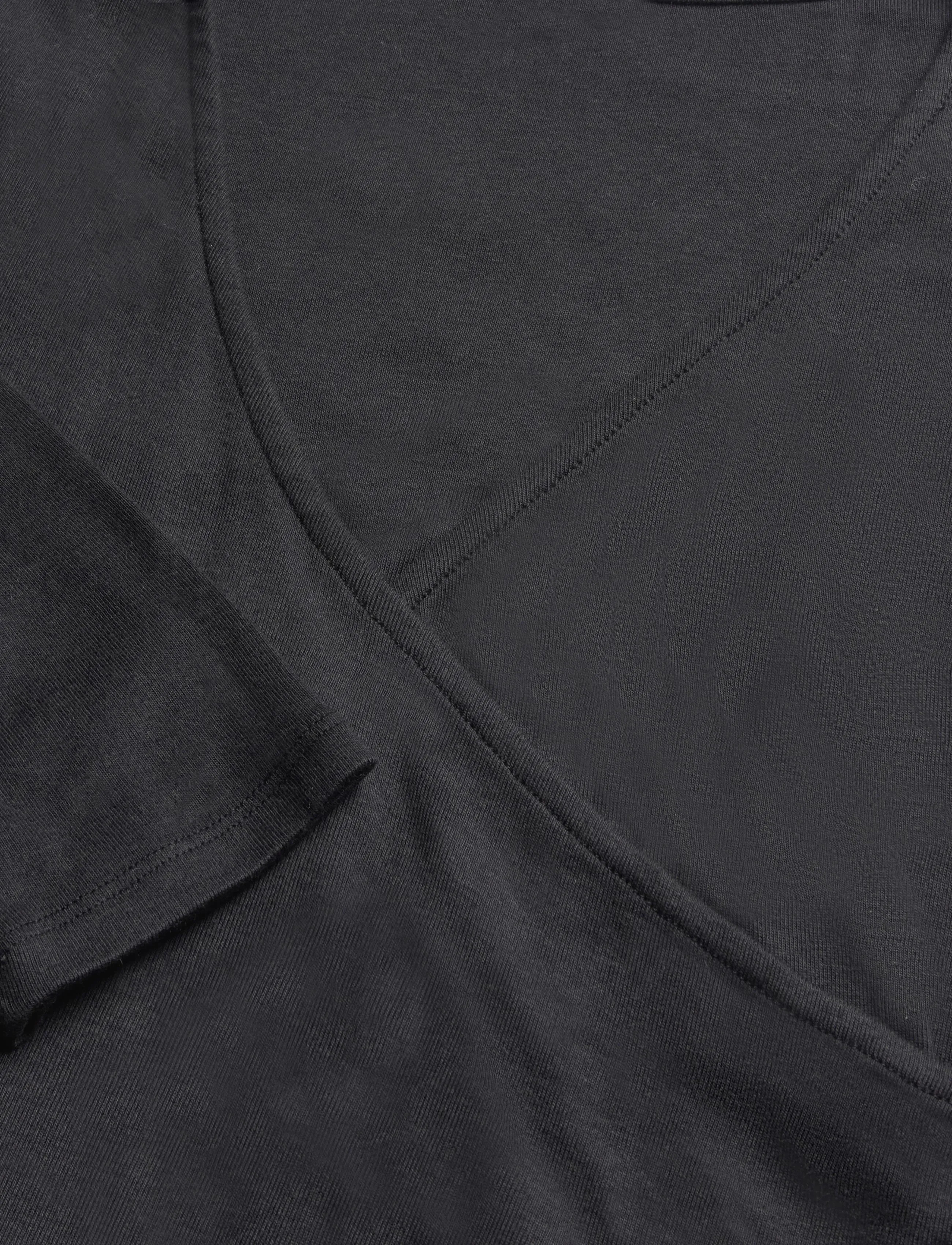 Mango Teen - Ribbed crossover T-shirt - black - 4