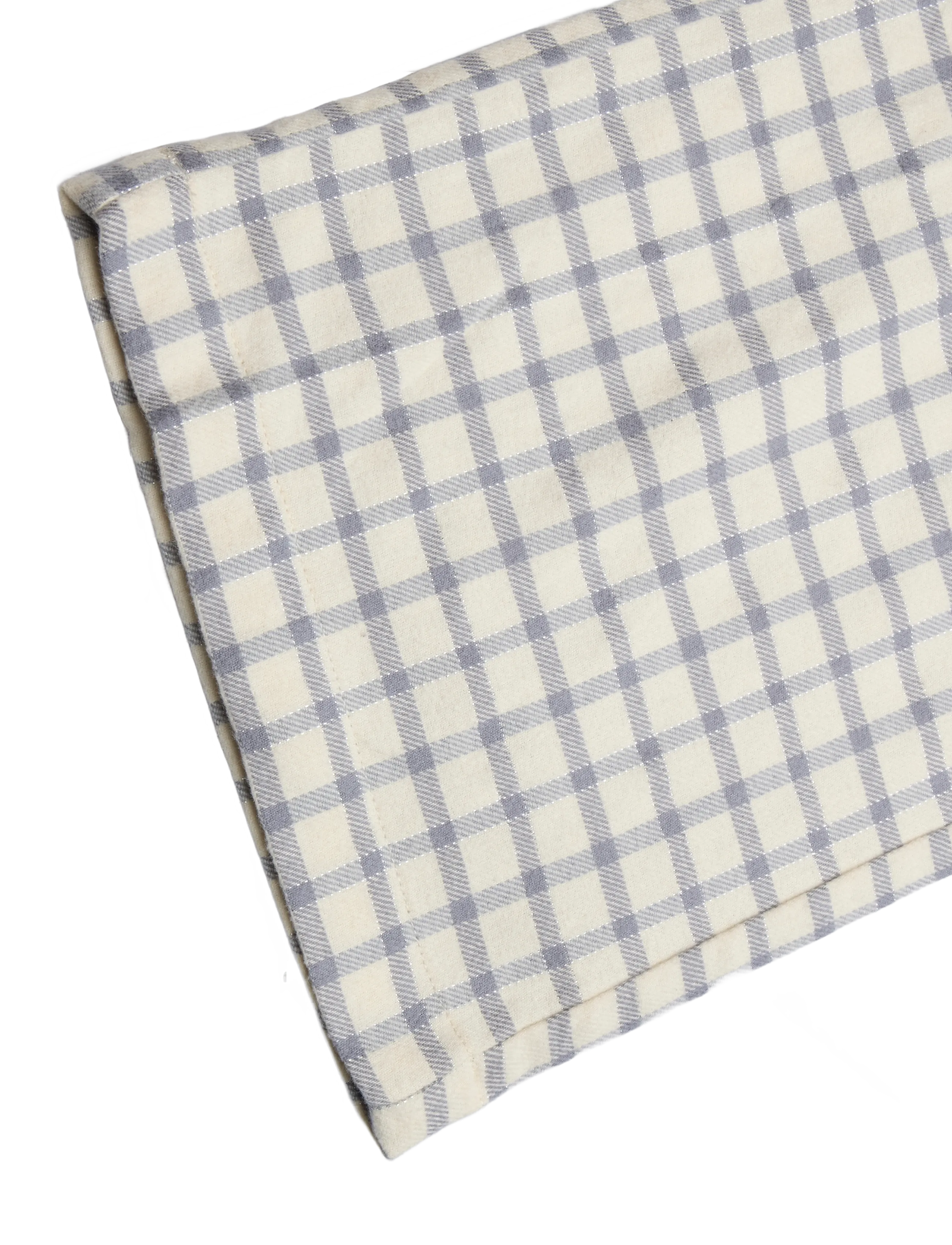 Mango Teen - Cotton checked pyjamas with piping detail - pyjamassæt - natural white - 5