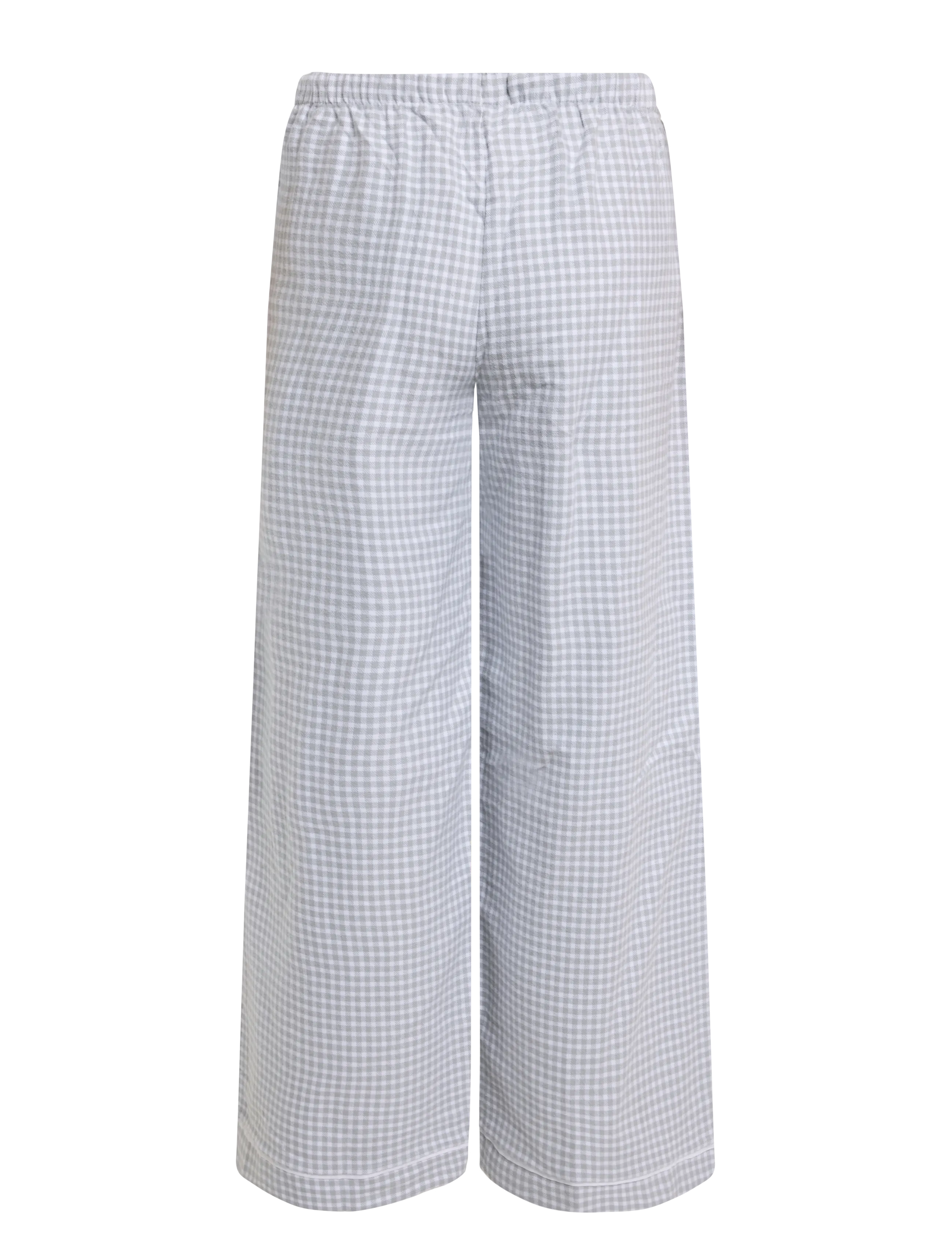 Mango Teen - Full cotton check pyjamas - pyjamassæt - lt pastel grey - 4