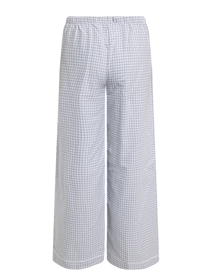 Mango Teen - Full cotton check pyjamas - pyjamassæt - lt pastel grey - 4