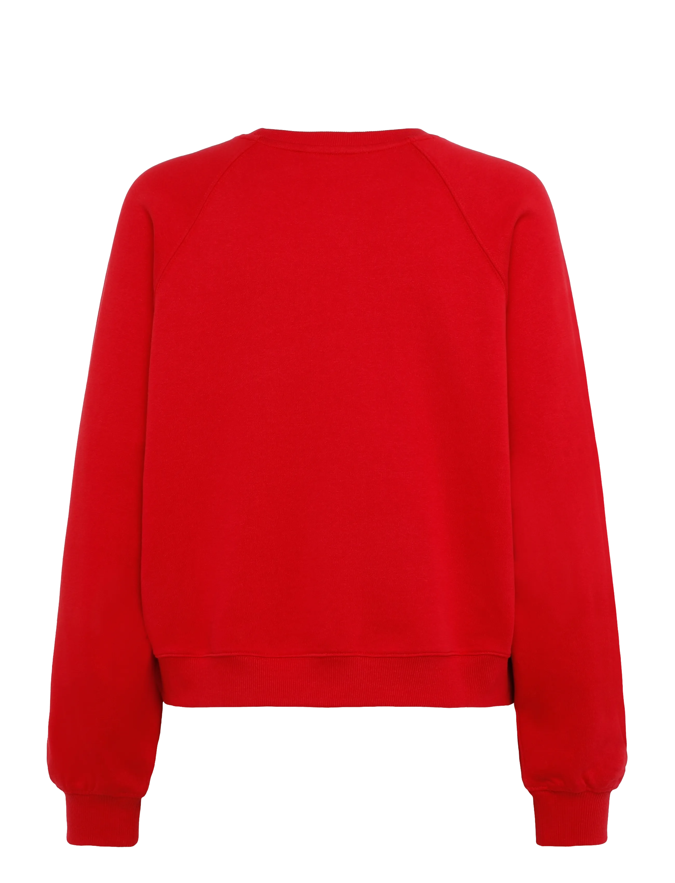 Mango Teen - Cotton sweatshirt with stitching detail - sweatshirts - red - 2