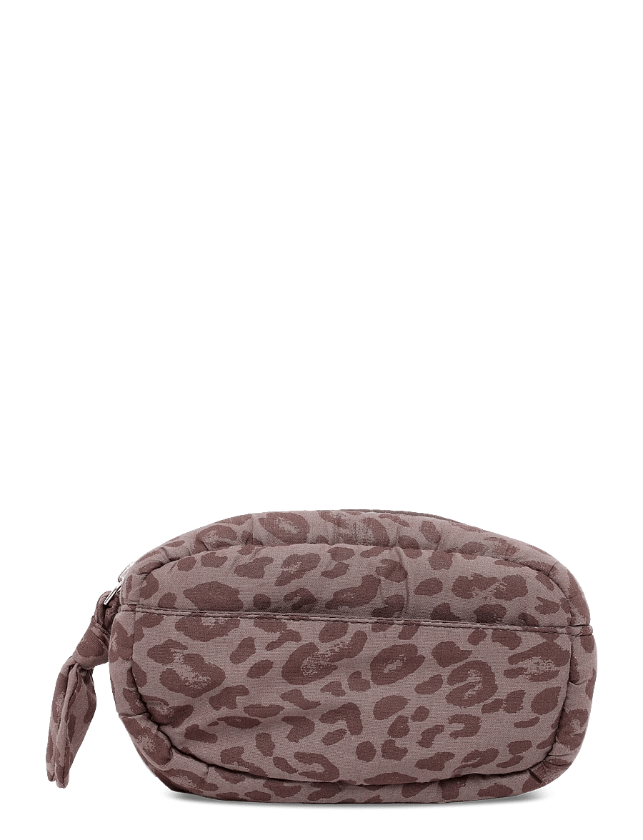 Mango Teen - Cotton wash bag with animal print - bad - brown - 0