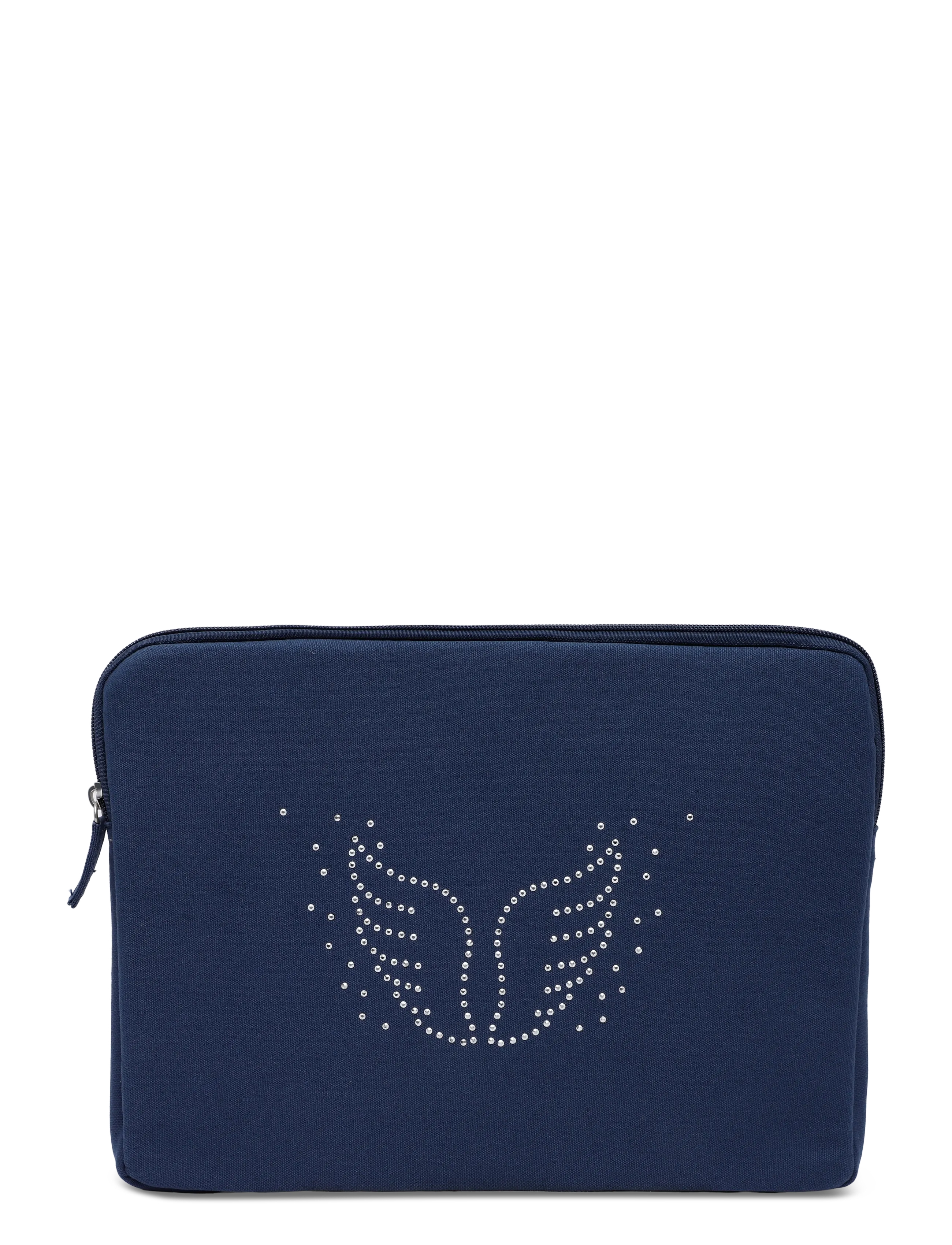 Mango Teen Laptop case with strass detail - Accessories - MEDIUM BLUE / blue