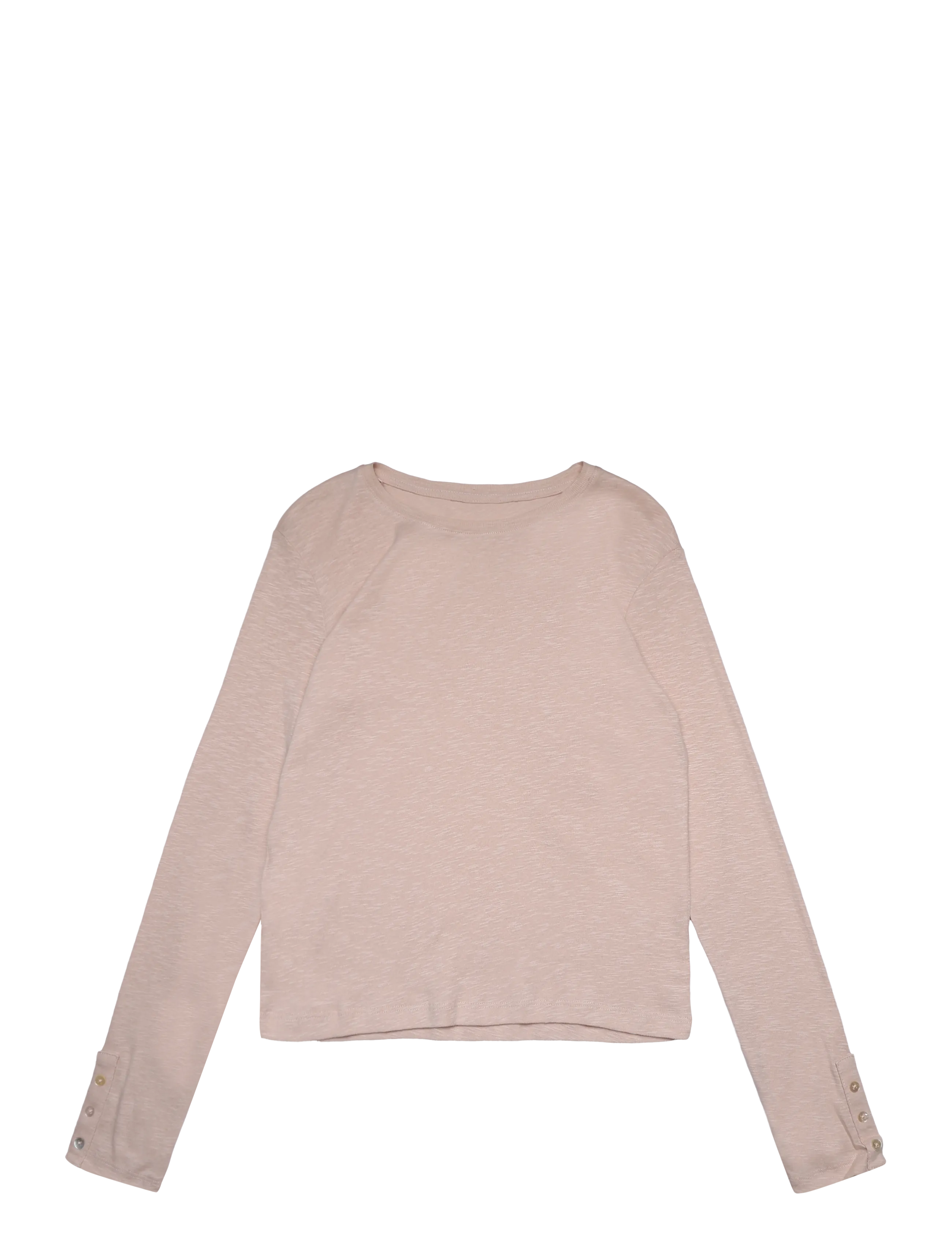 Mango Teen Long-sleeved T-shirt with decorative buttons - Mango Teen - LT PASTEL BROWN / beige