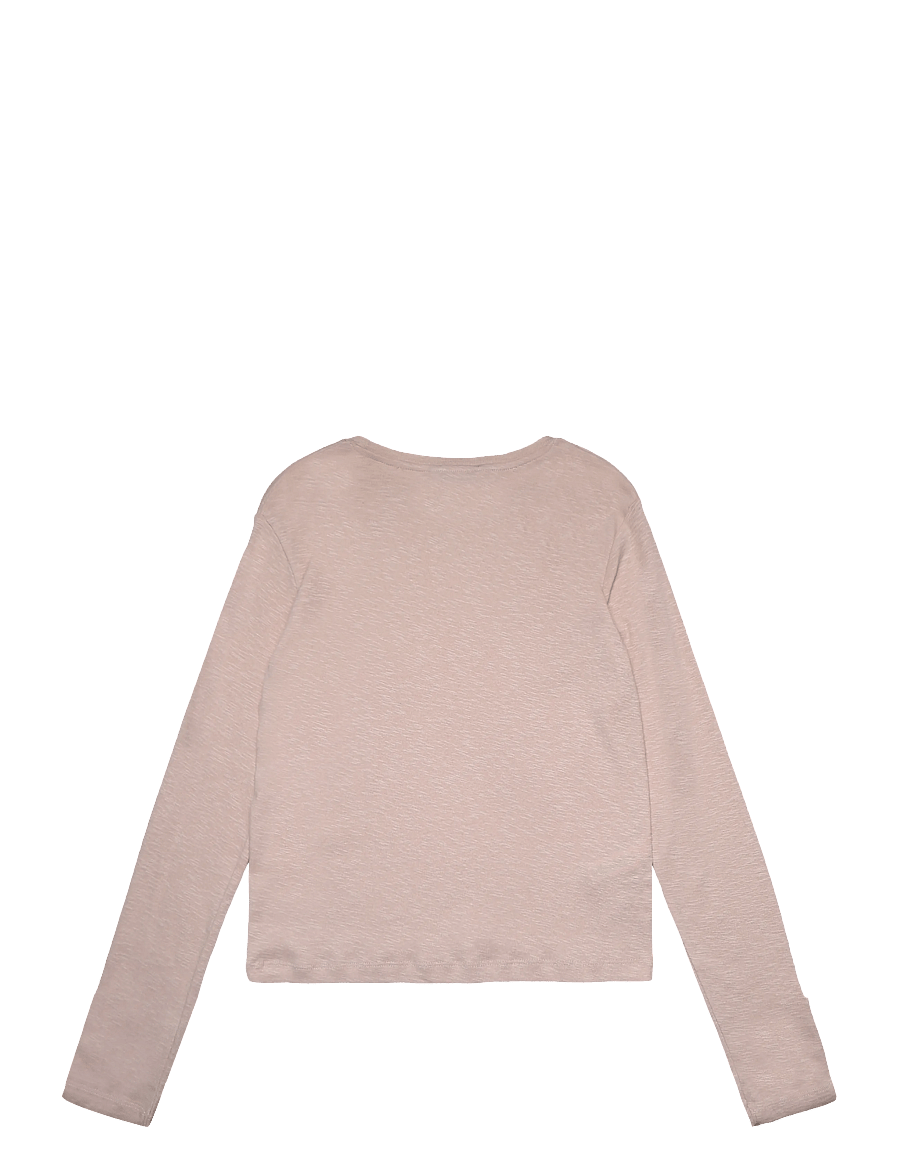 Mango Teen - Long-sleeved T-shirt with decorative buttons - langærmede t-shirts - lt pastel brown - 1