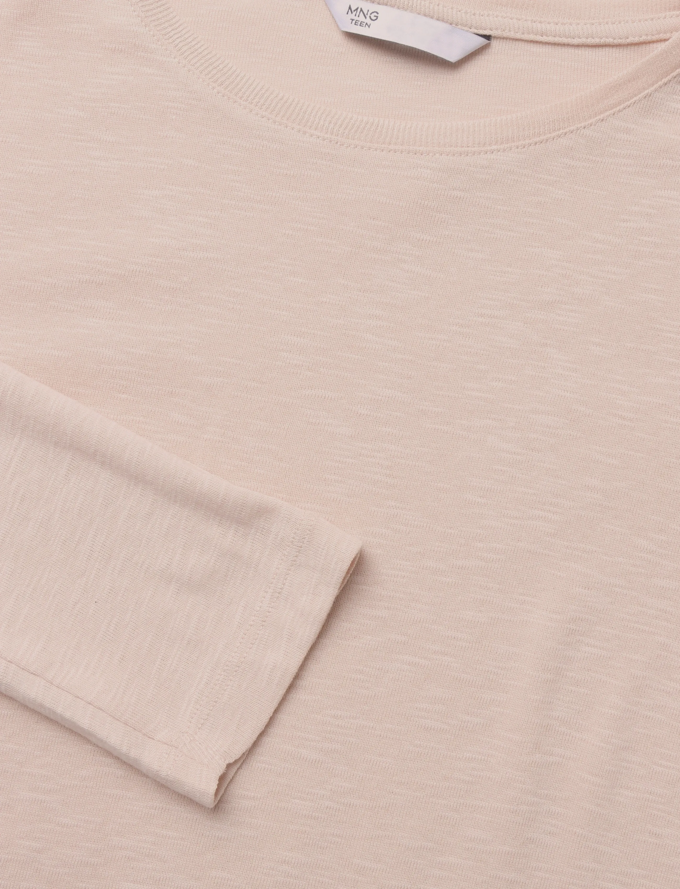 Mango Teen - Long-sleeved T-shirt with decorative buttons - langärmelig - lt pastel brown - 4