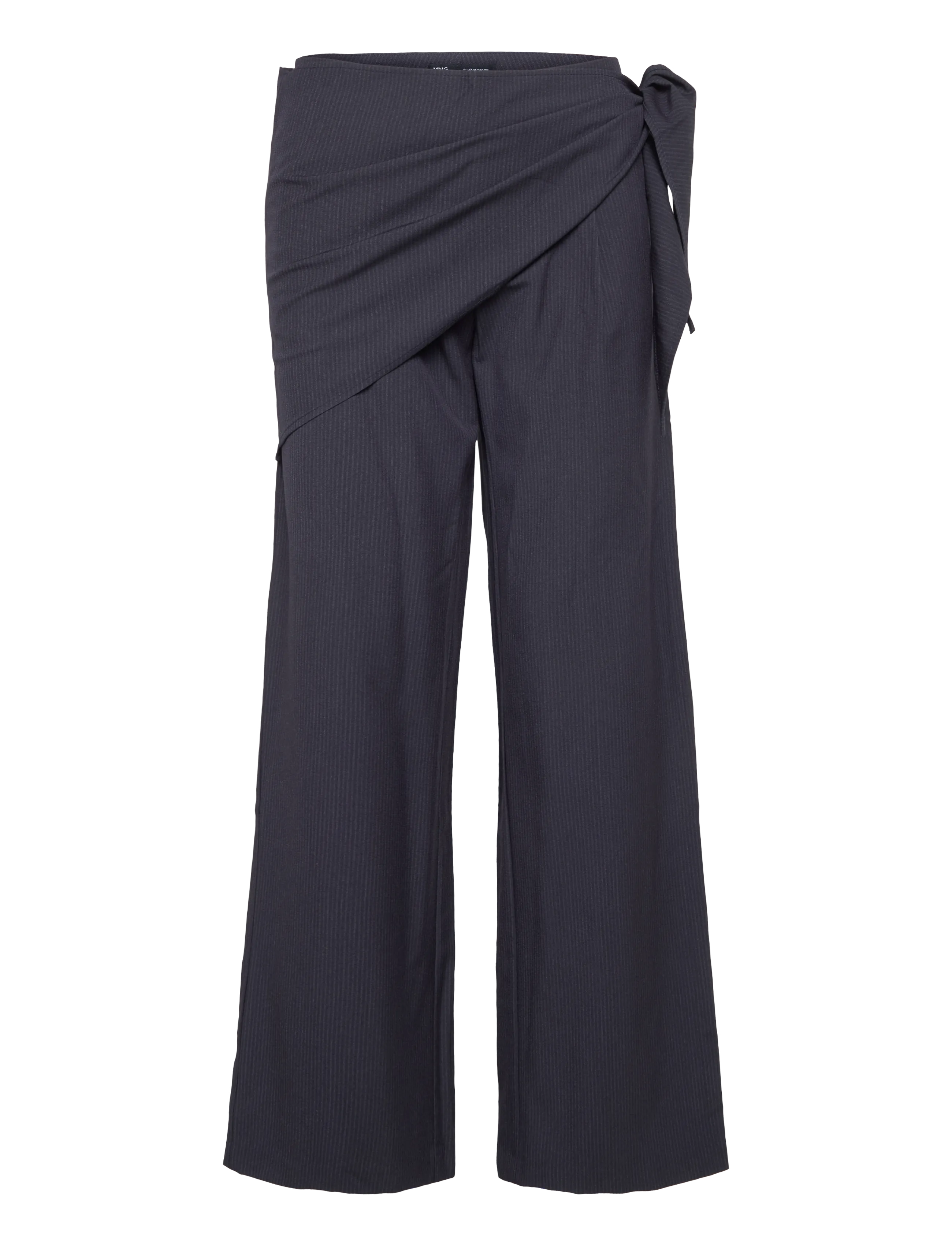 Mango Teen Pinstripe bandana trousers - Tøj - NAVY / navy