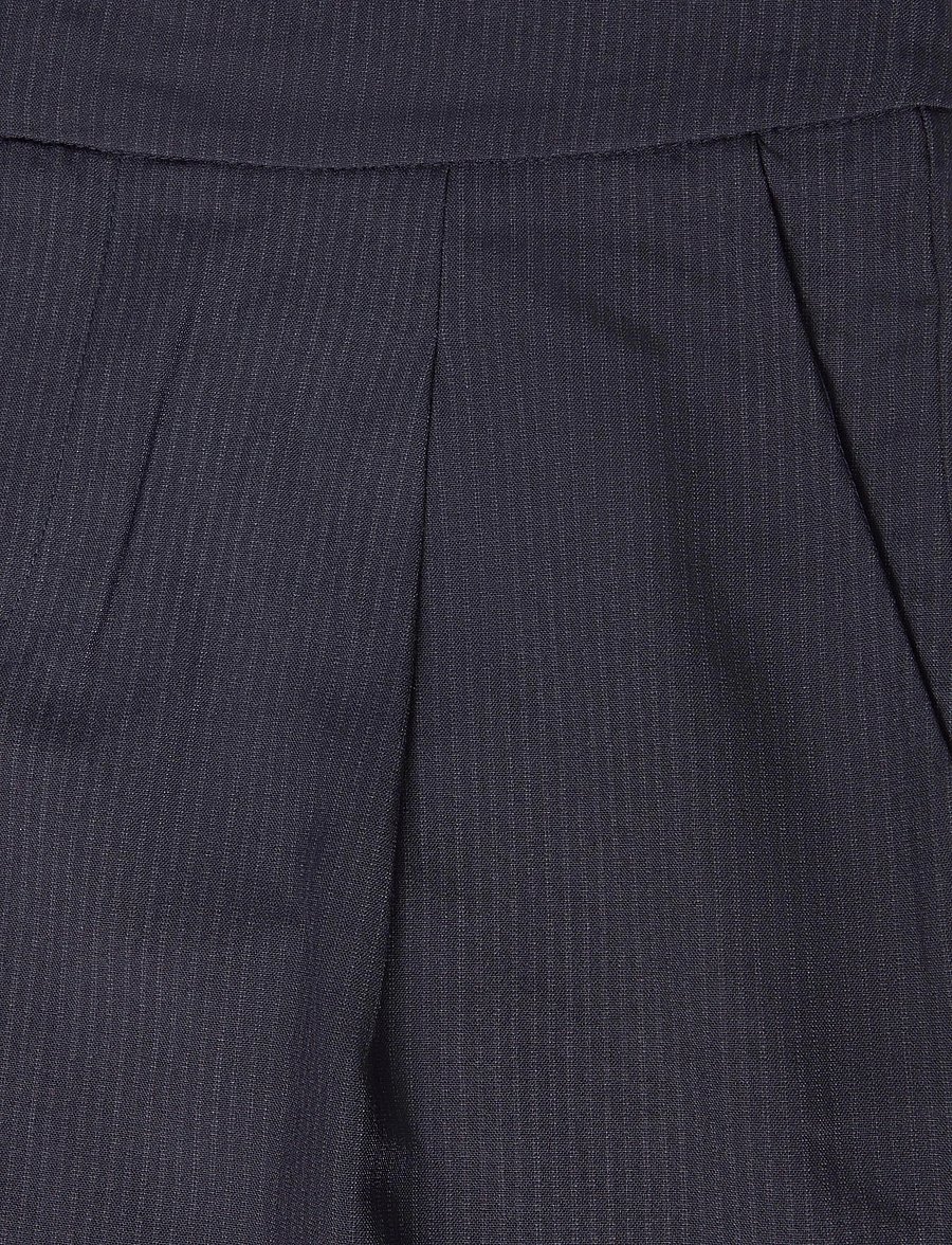 Mango Teen - Pinstripe bandana trousers - bukser - navy - 4