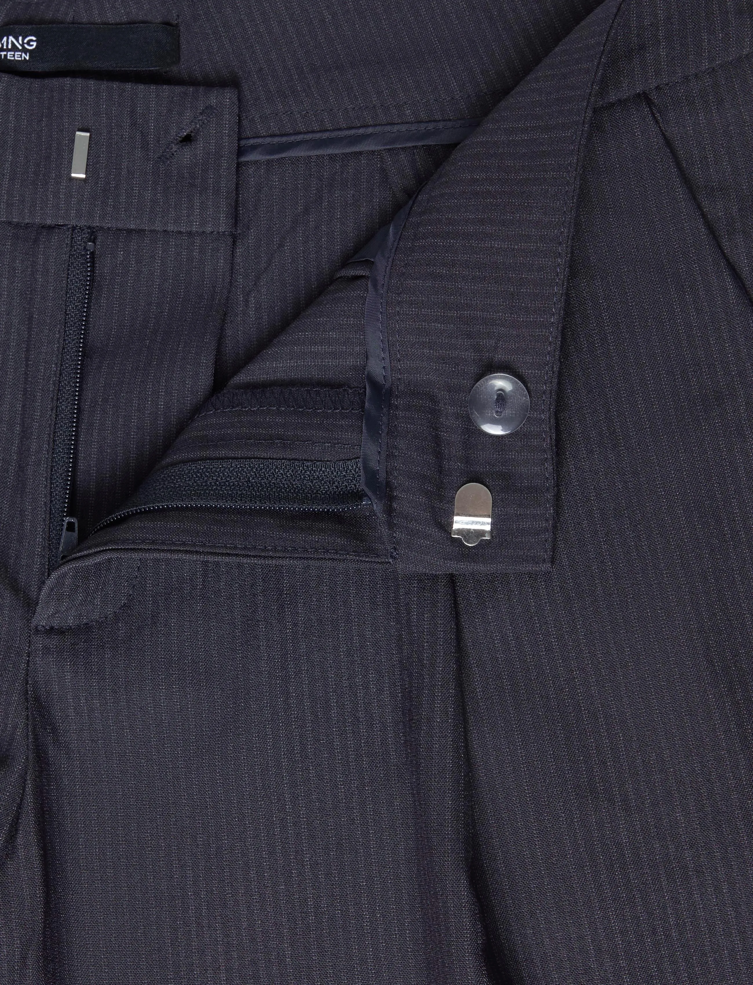 Mango Teen - Pinstripe bandana trousers - bukser - navy - 5