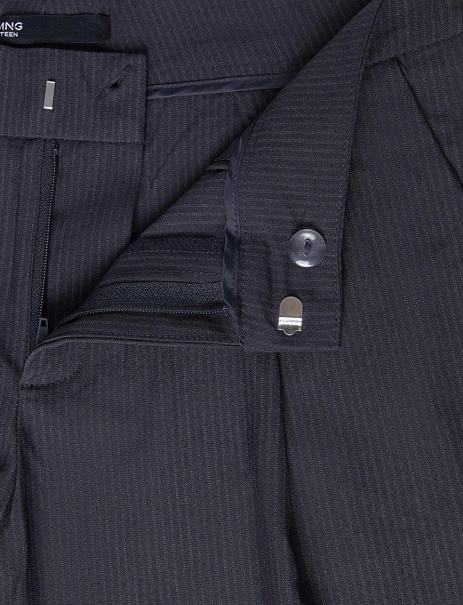Mango Teen - Pinstripe bandana trousers - bukser - navy - 5