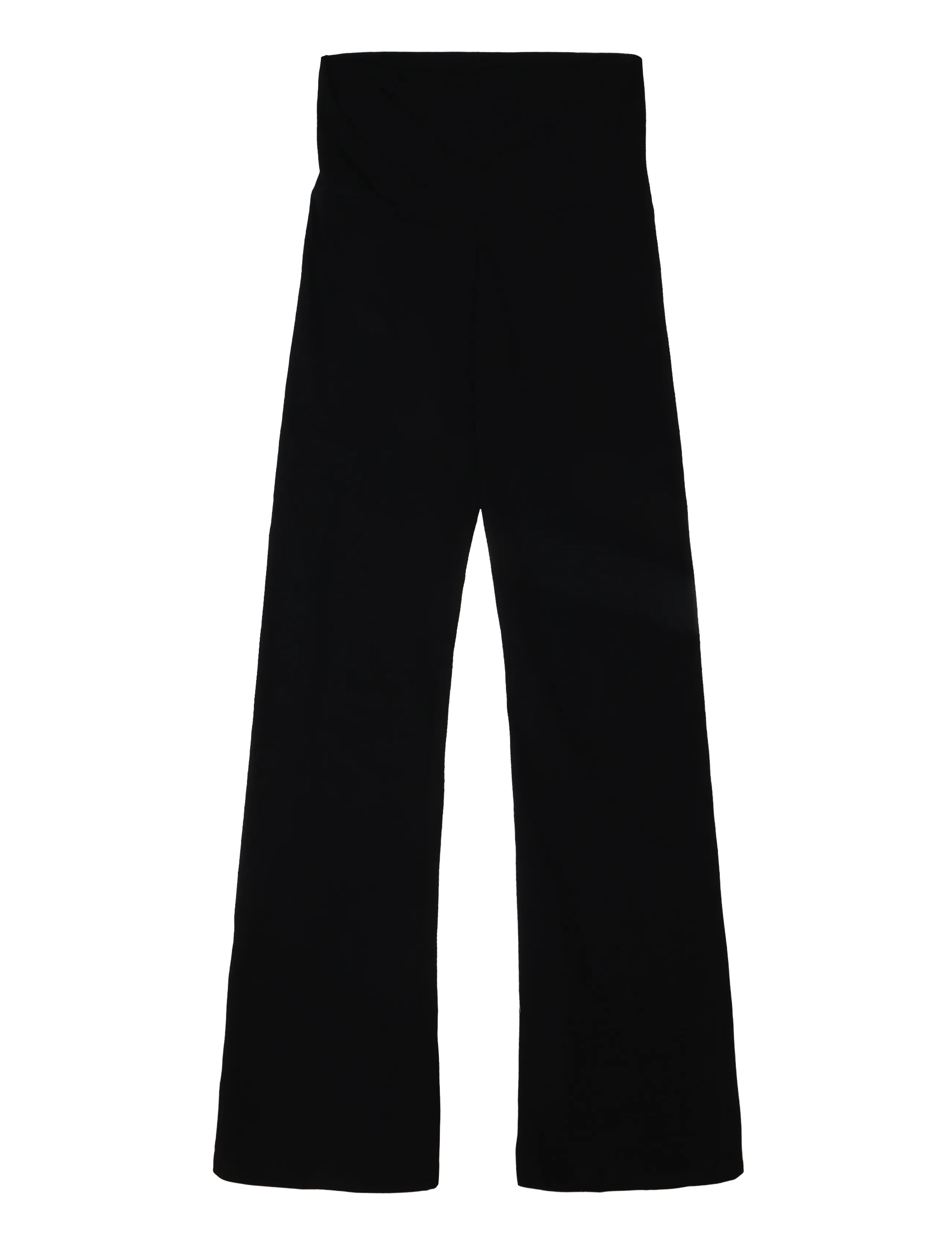 Mango Teen Fold-over waist leggings - Leggings - BLACK / black