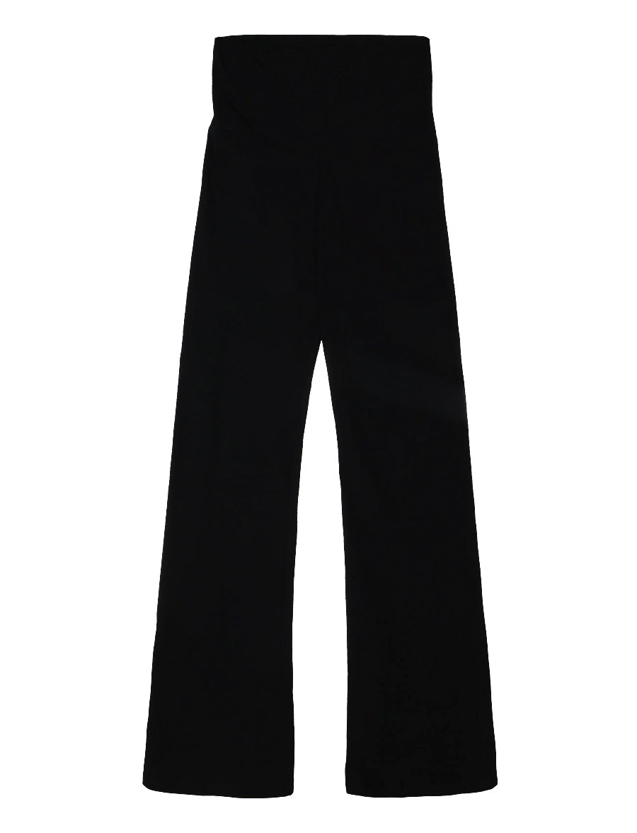 Mango Teen - Fold-over waist leggings - leggings - black - 0