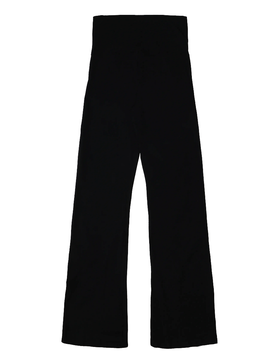 Mango Teen - Fold-over waist leggings - leggings - black - 1