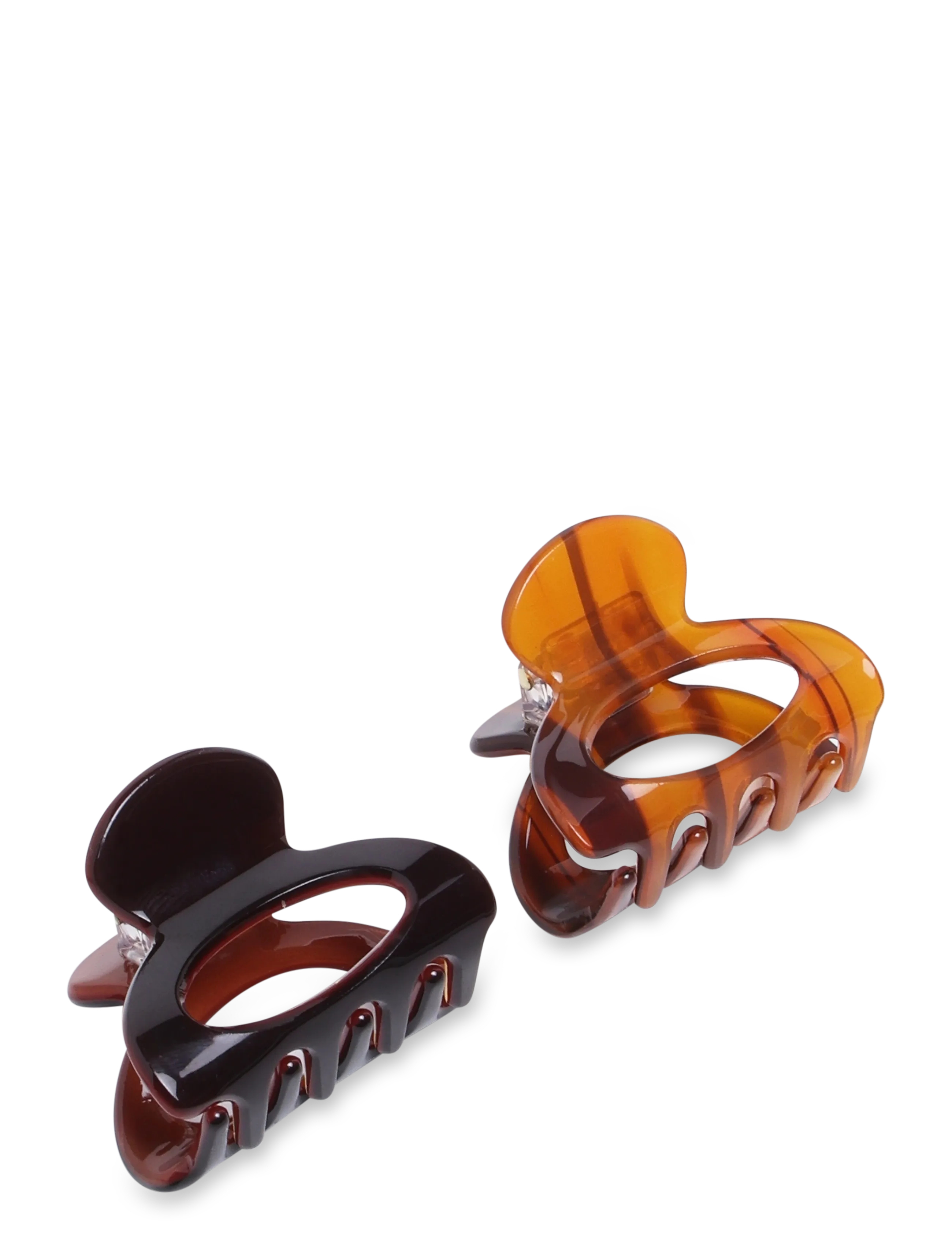 Mango Teen Pack of 2 hair clips - Mango Teen - BROWN / brown