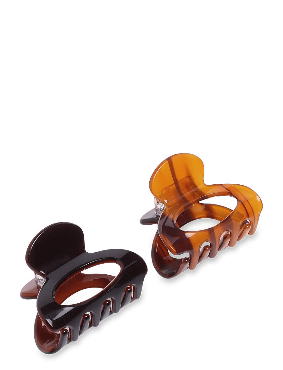 Mango Teen - Pack of 2 hair clips - hårspænder - brown - 0
