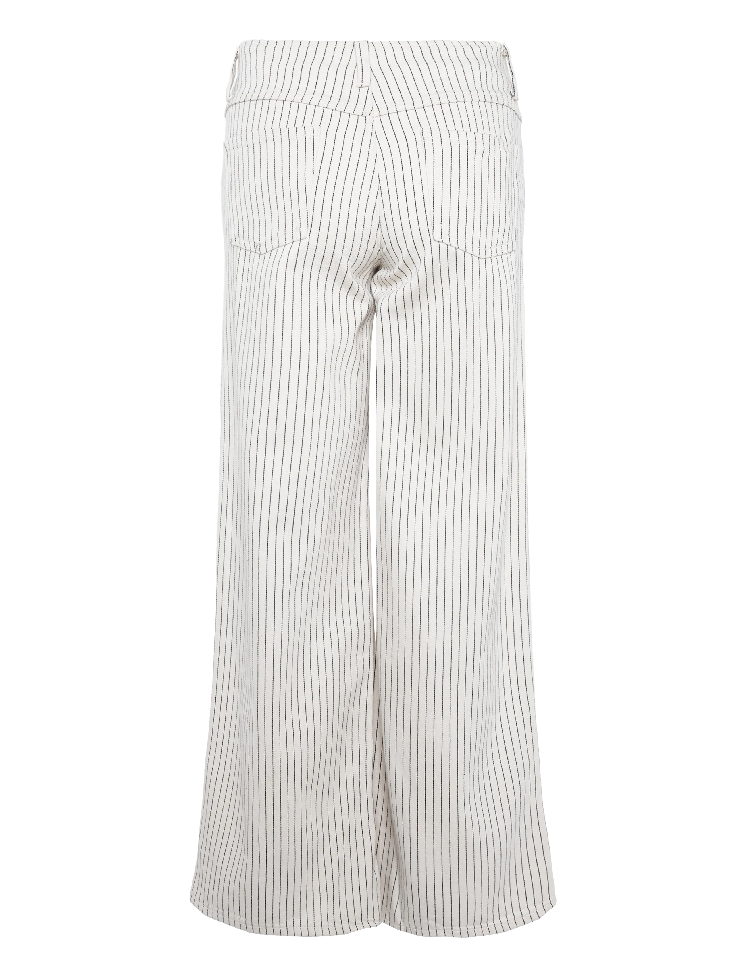 Mango Teen - Wide leg striped jeans - brede jeans - light beige - 2