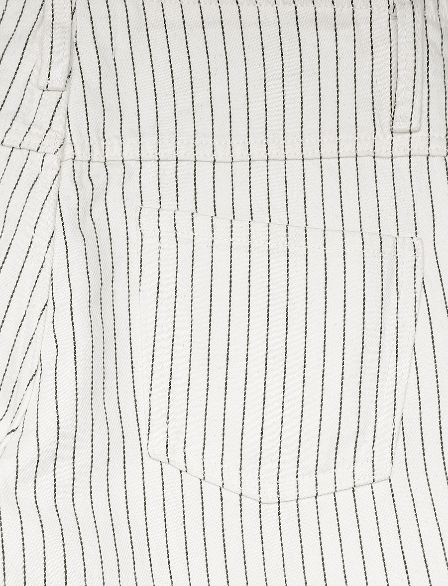 Mango Teen - Wide leg striped jeans - brede jeans - light beige - 4