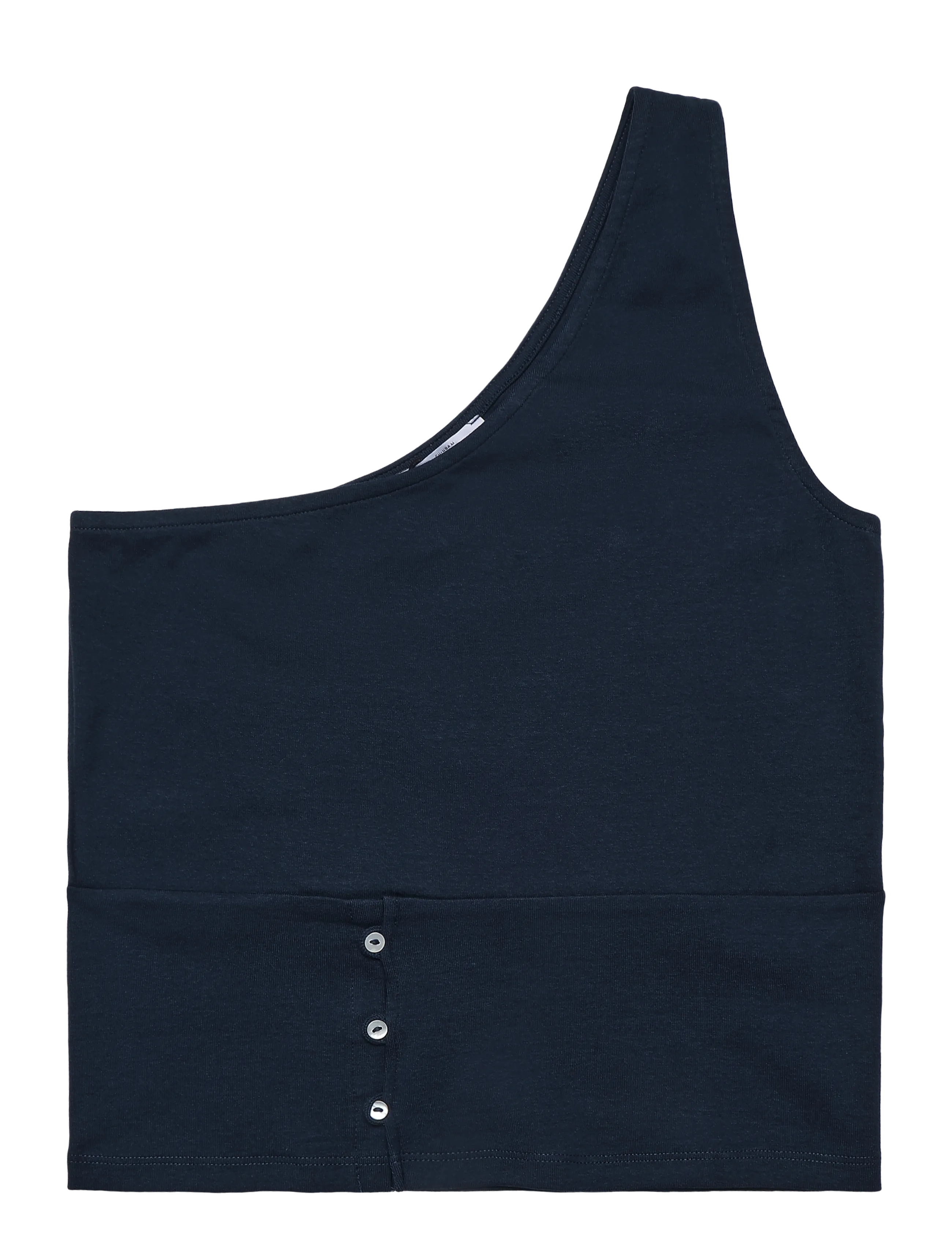 Mango Teen Asymmetric top with buttons - Toppe og t-shirts - NAVY / navy