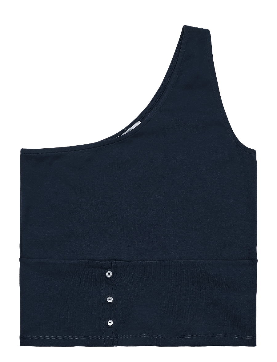Mango Teen - Asymmetric top with buttons - Ærmeløs undertrøje - navy - 0
