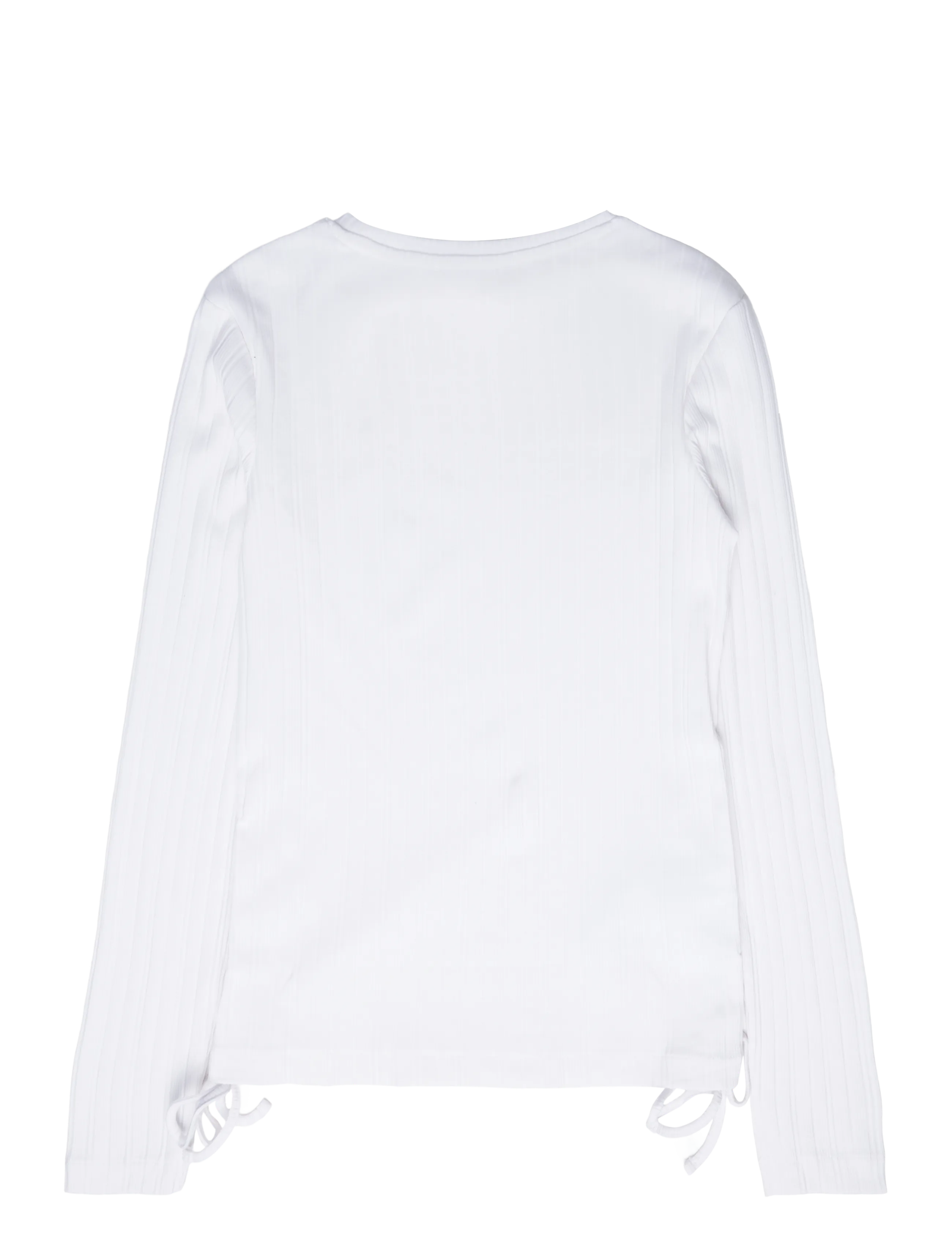 Mango Teen - Ribbed T-shirt with ruched detail - natural white - 1