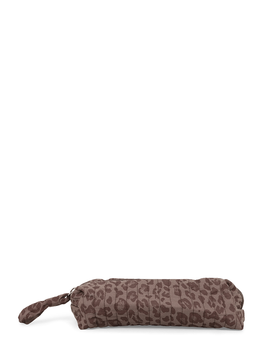 Mango Teen - Leopard printed pencil case - penalhuse - brown - 0