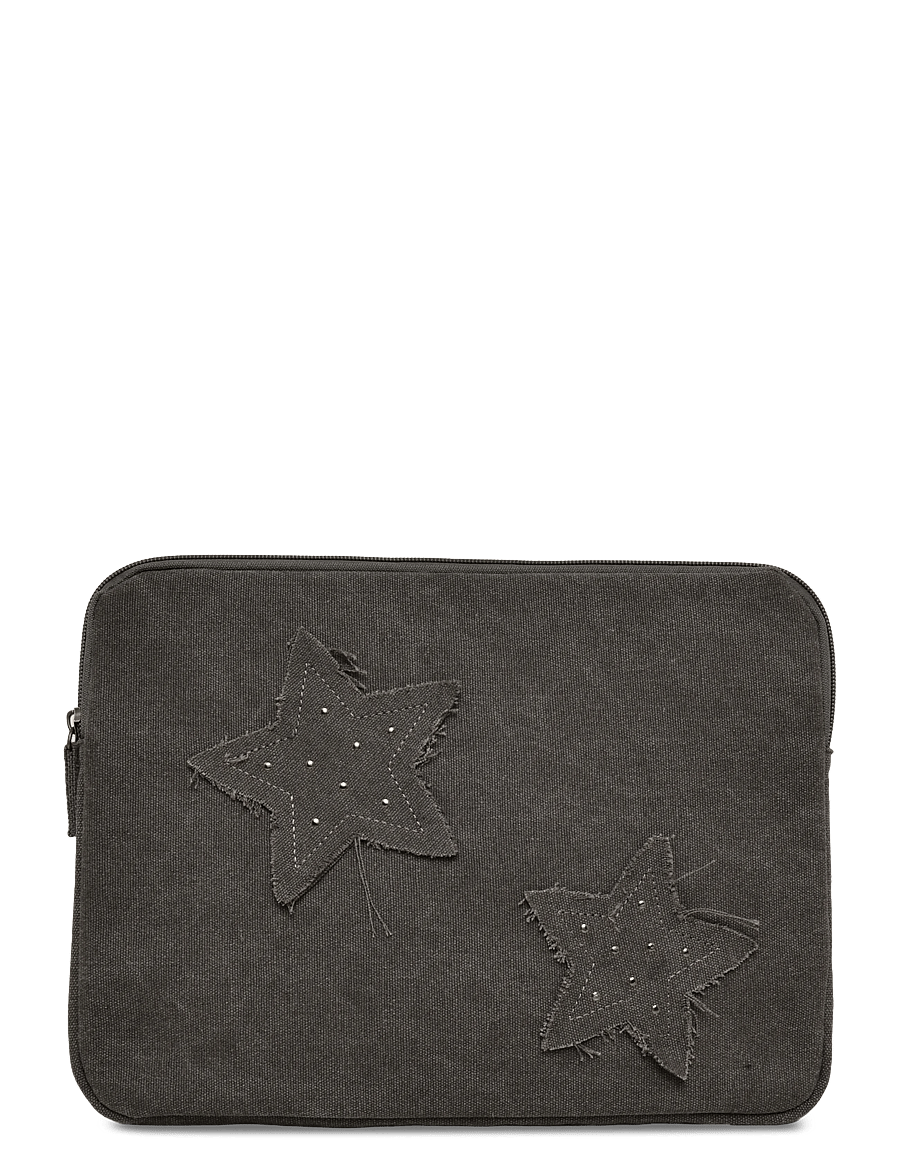 Mango Teen - Canvas laptop case with embroidered stars - laptop- og tabletcovers - lt pastel grey - 0