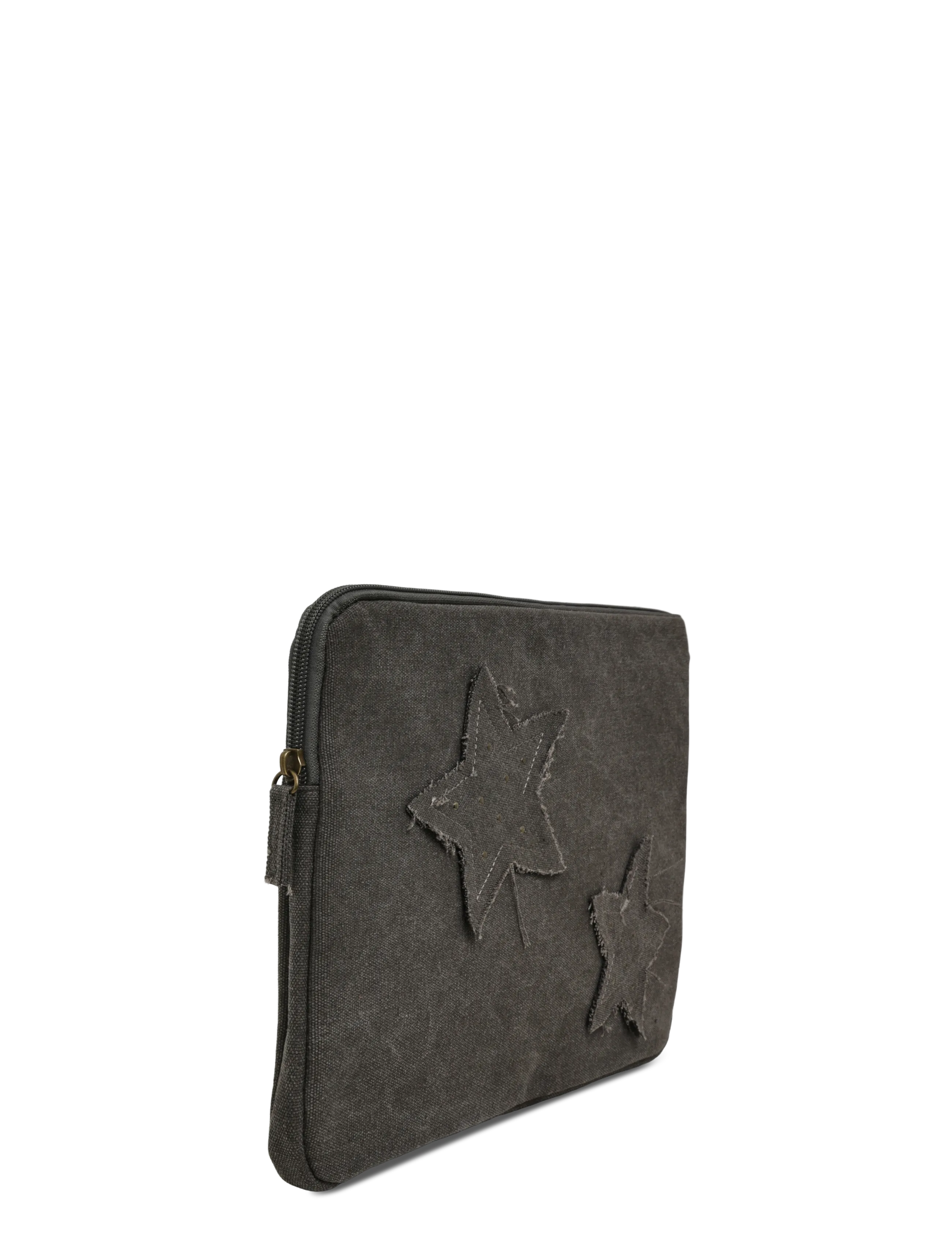 Mango Teen - Canvas laptop case with embroidered stars - laptop- og tabletcovers - lt pastel grey - 2