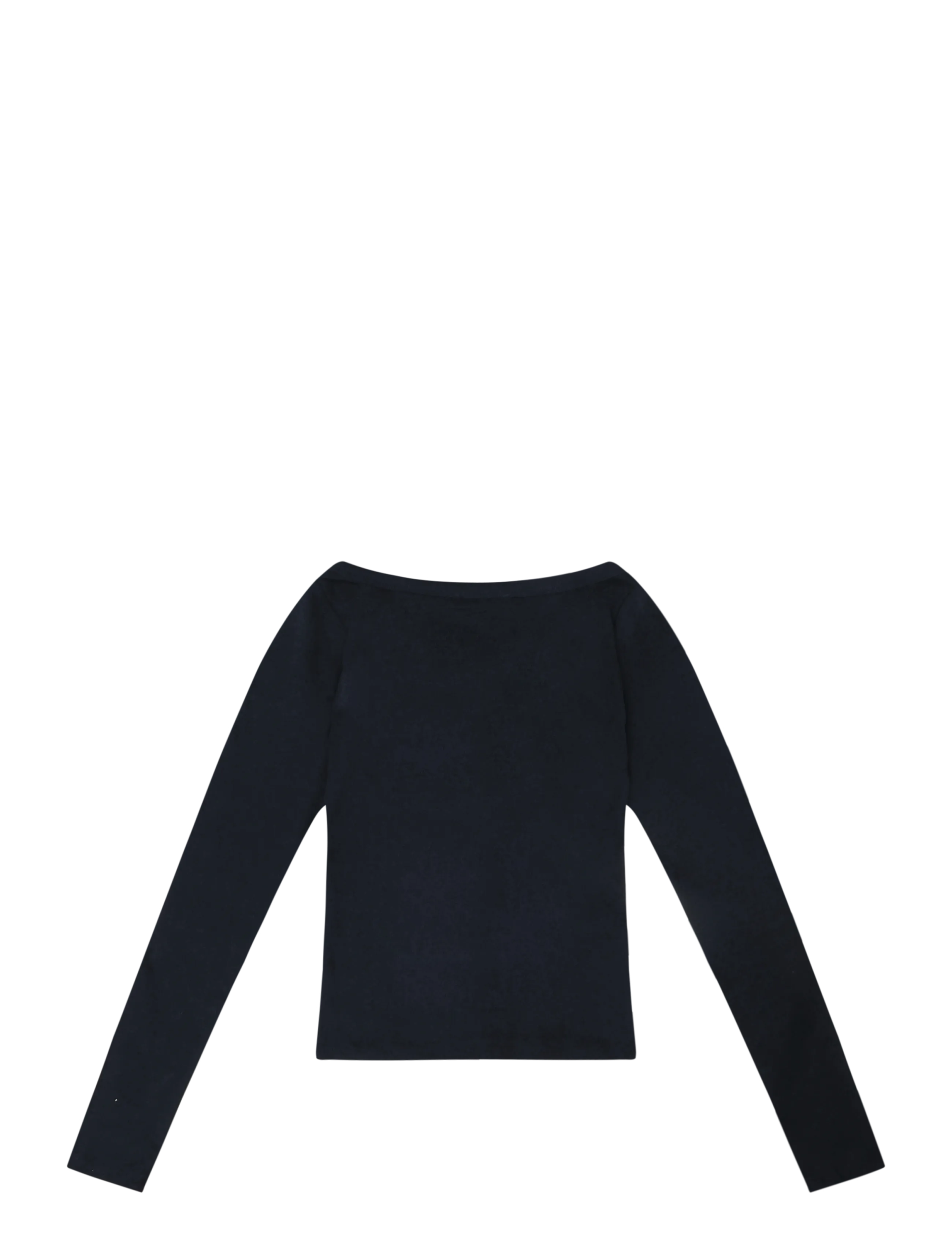 Mango Teen - Boat neck studded T-shirt - langærmede t-shirts - navy - 1