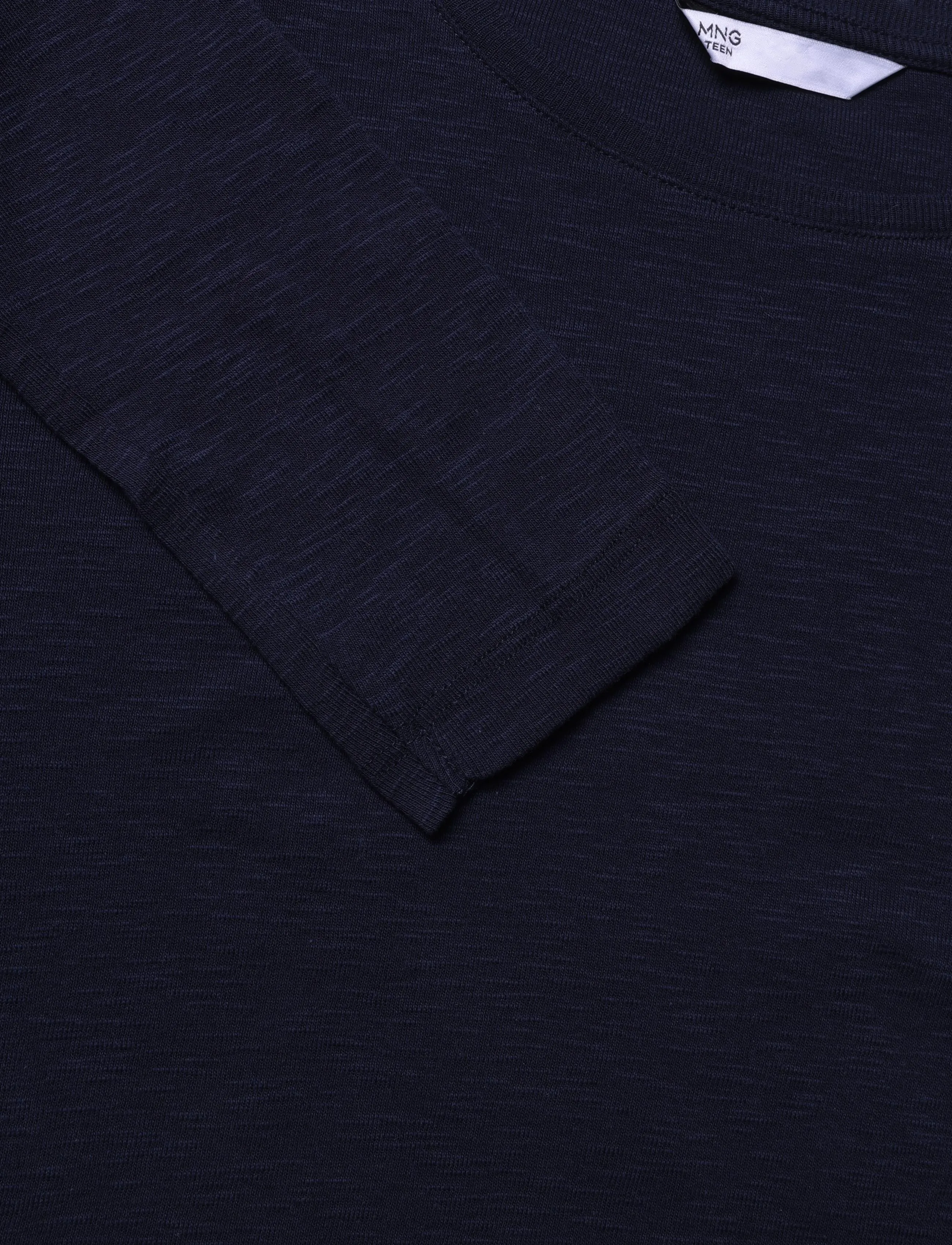 Mango Teen - Long-sleeved T-shirt with decorative buttons - langærmede t-shirts - navy - 2