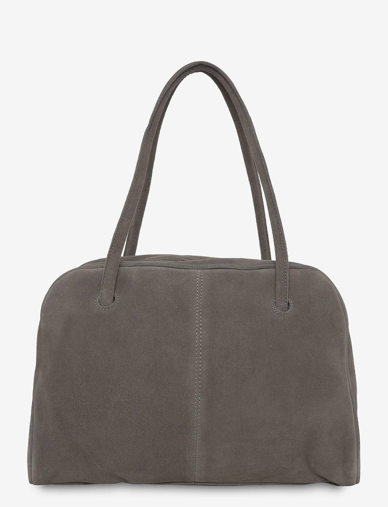 Mango Teen Leather Bowling Bag - Grey - ONE SIZE