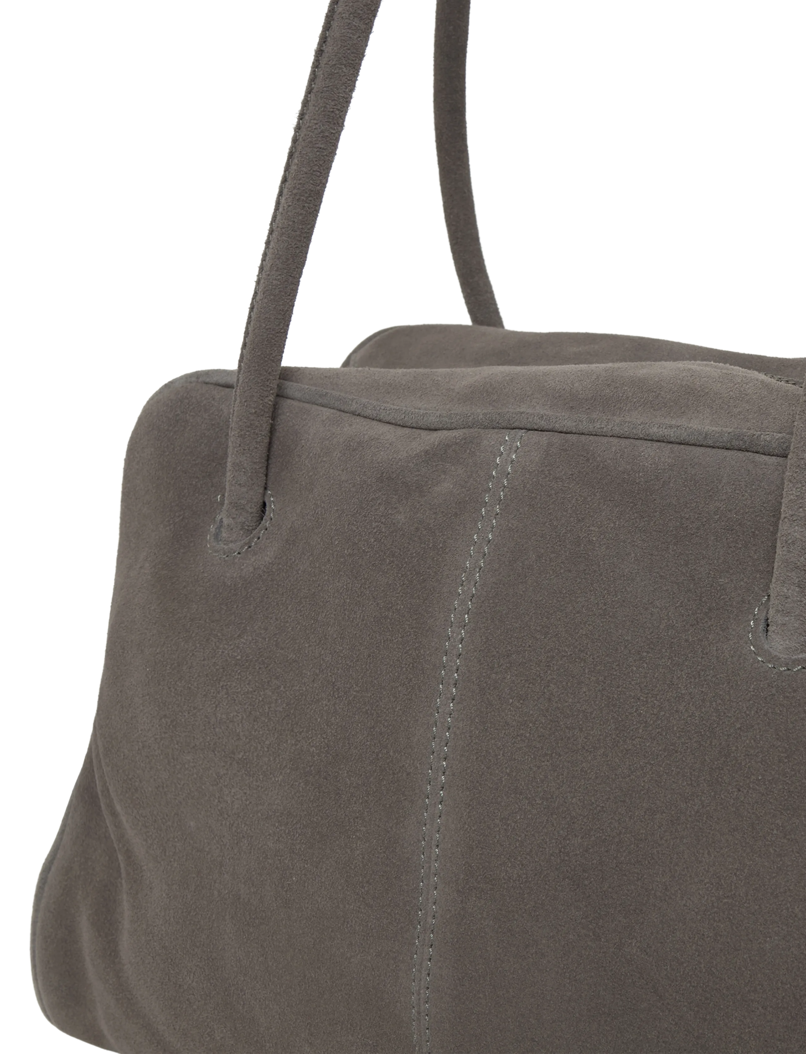 Mango Teen - Leather bowling bag - skuldertasker - grey - 2