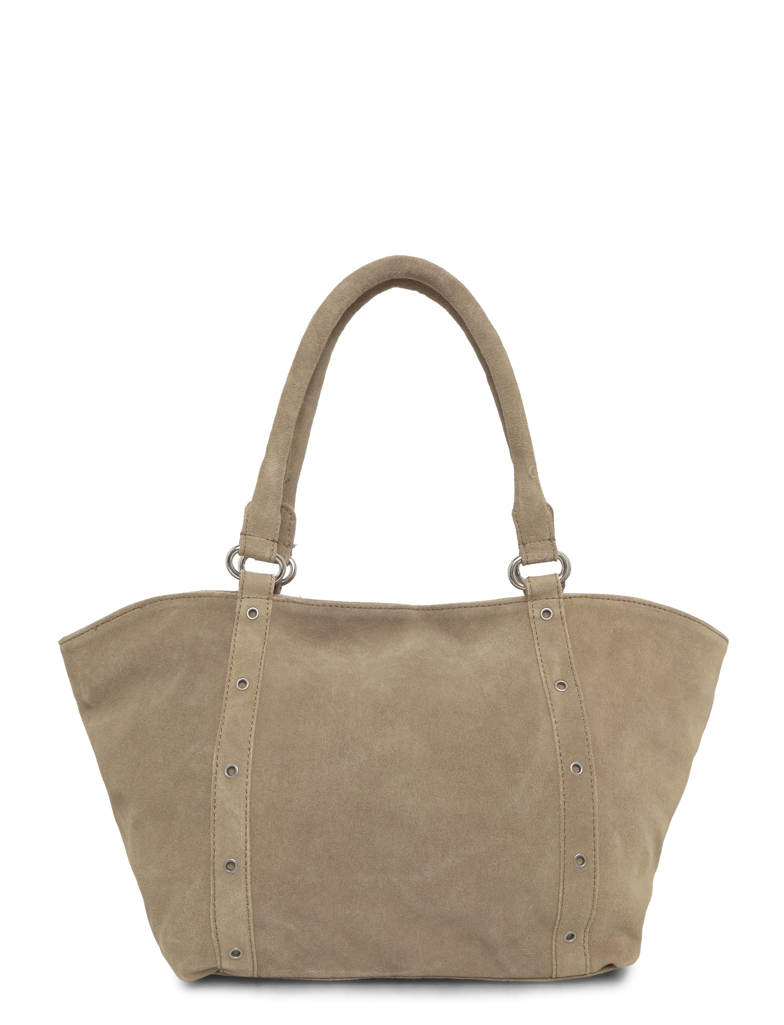 Mango Teen - Leather city bag - skuldertasker - lt pastel brown - 1