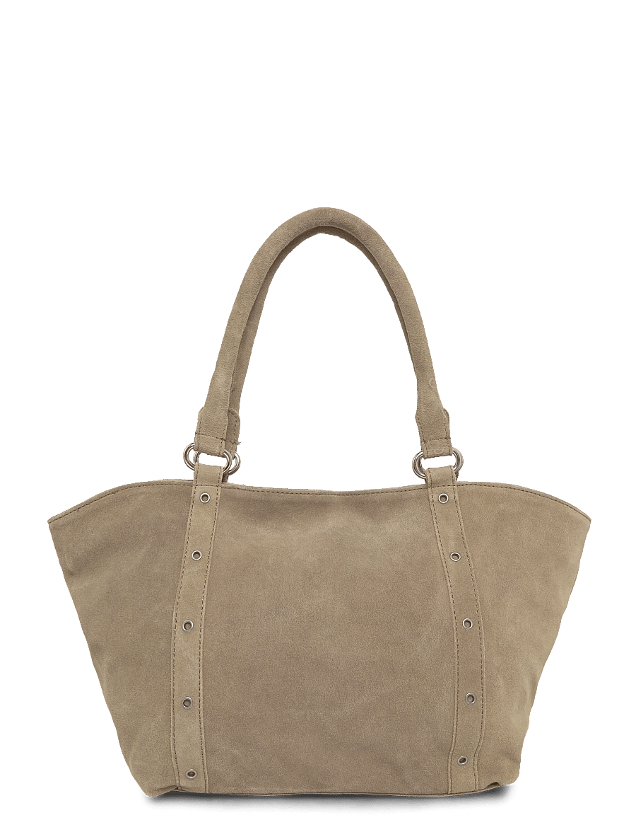 Mango Teen - Leather city bag - skuldertasker - lt pastel brown - 1