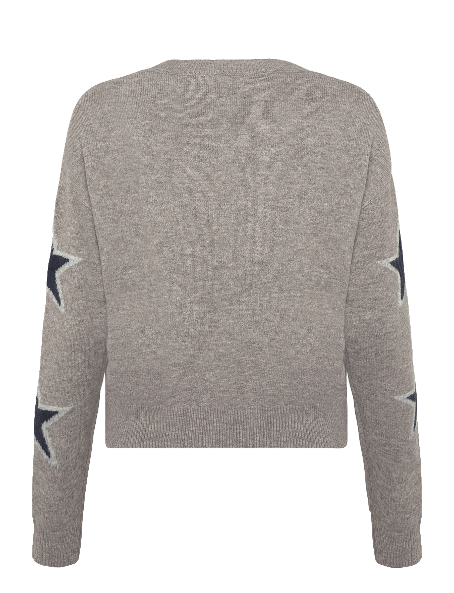 Mango Teen - Star-detail jersey - trøjer - lt pastel brown - 2