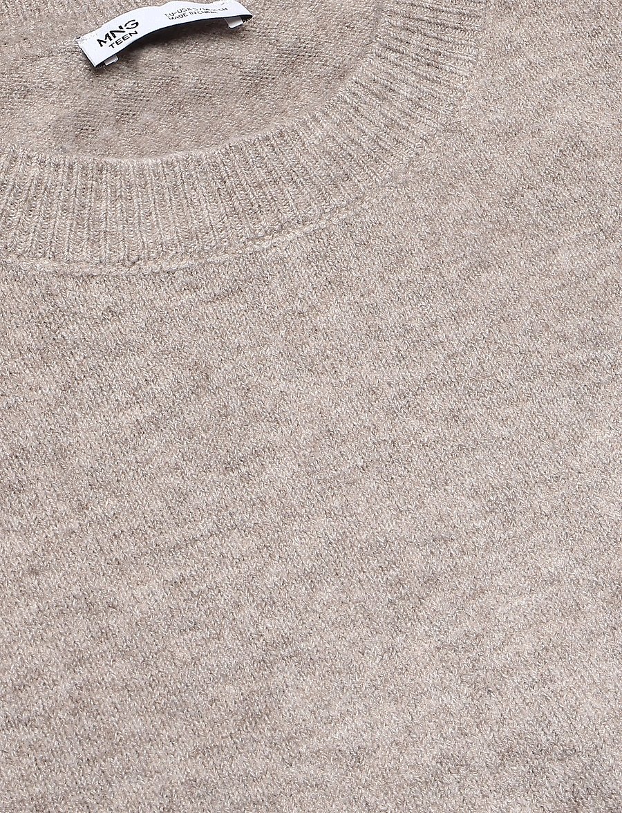 Mango Teen - Star-detail jersey - trøjer - lt pastel brown - 2