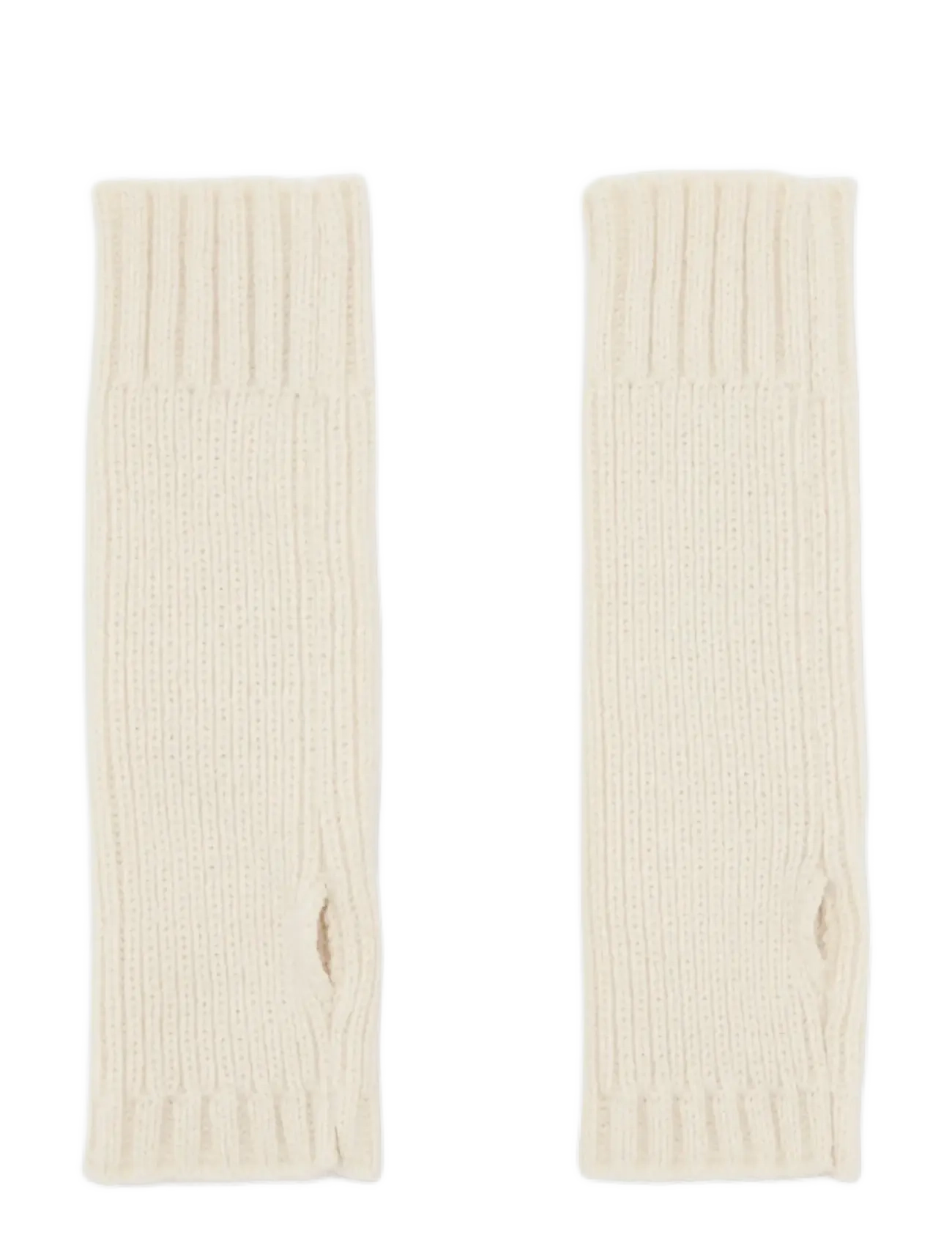 Mango Teen Long knitted mittens - Accessoarer - LIGHT BEIGE / beige