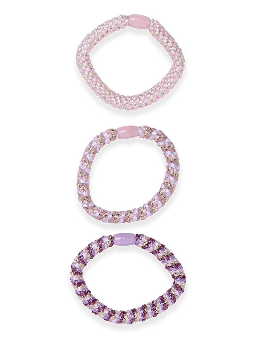 Mango Teen - Pack of 3 combined hair ties - hårbånd og hårsnore - pink - 0