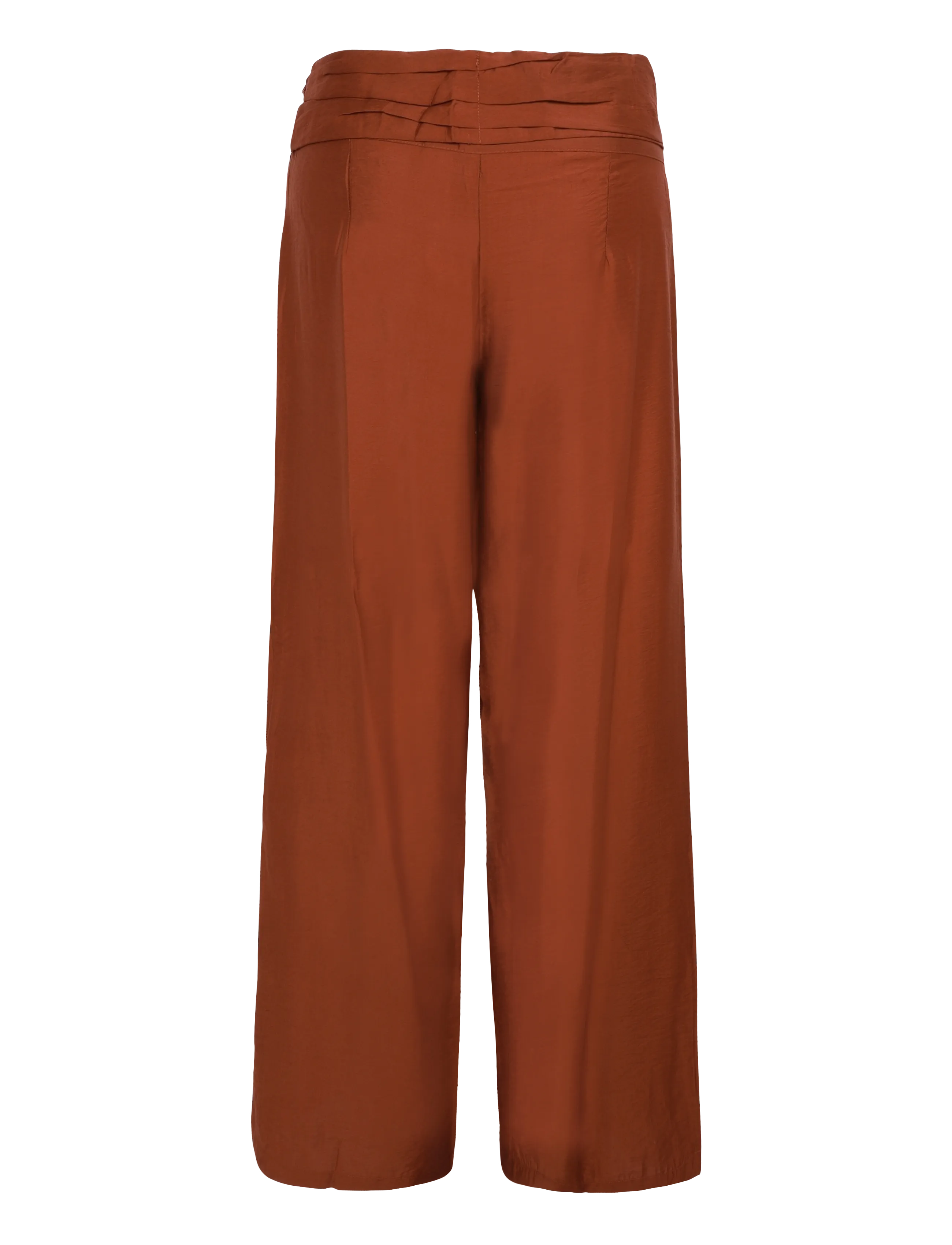 Mango Teen - Straight trousers with tie details - bukser - medium orange - 2