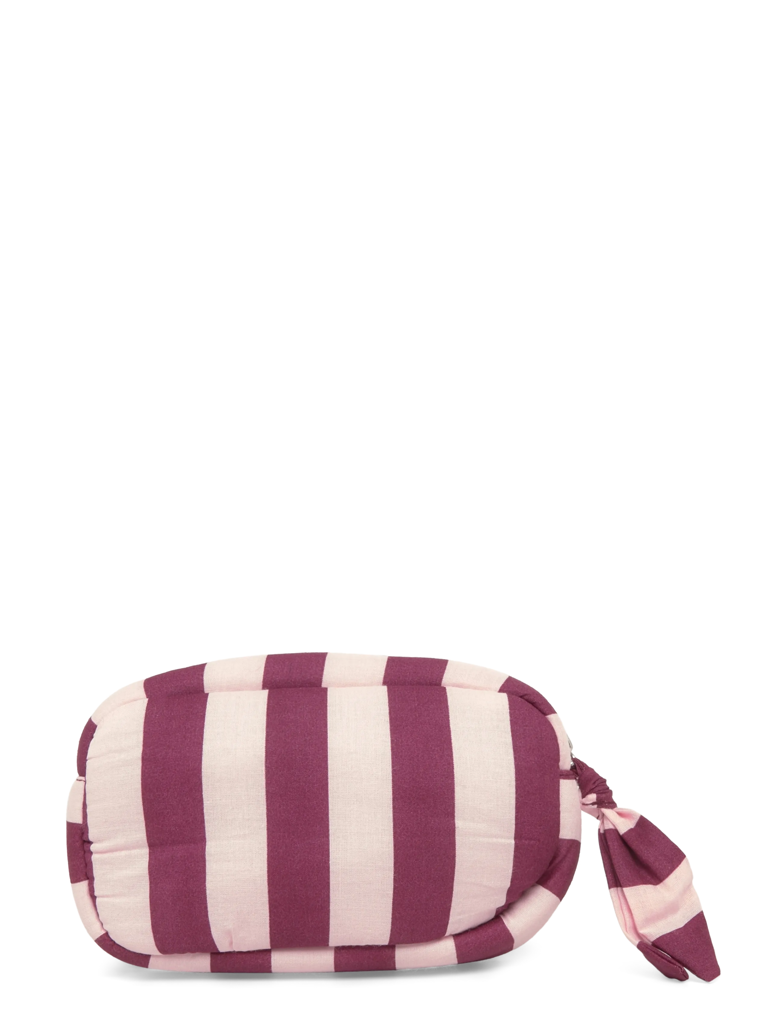 Mango Teen Striped cotton toiletry bag - Mango Teen - PINK / pink/rose