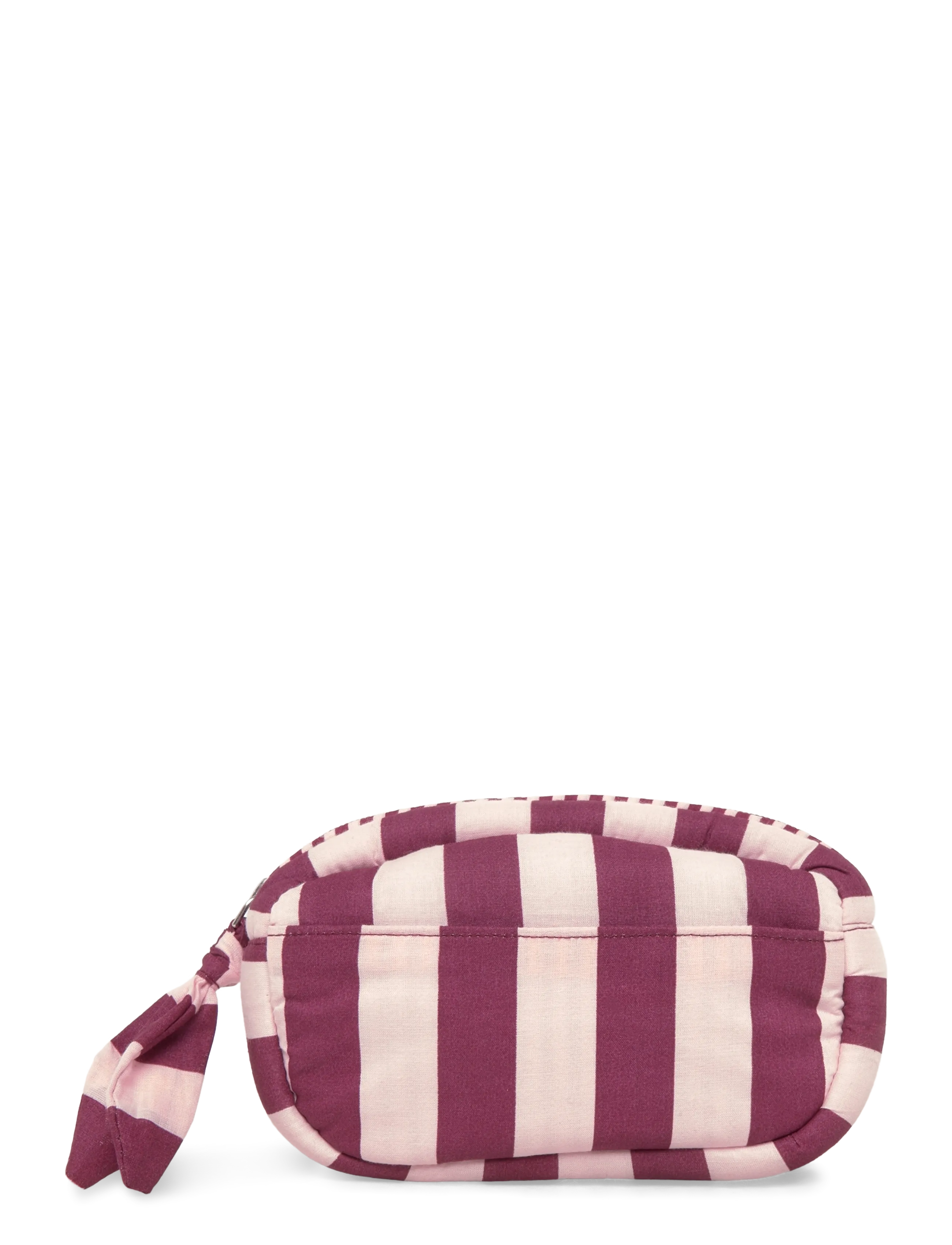 Mango Teen - Striped cotton toiletry bag - bad - pink - 1