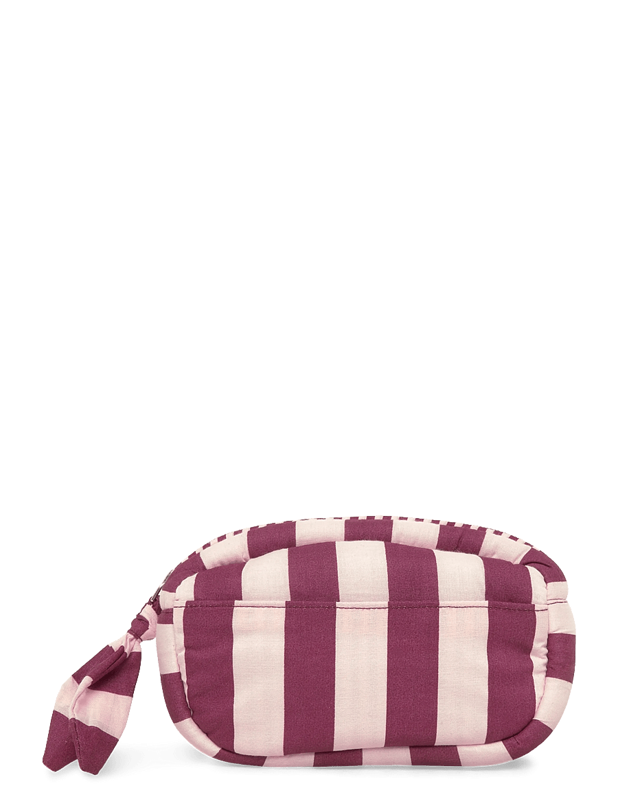 Mango Teen - Striped cotton toiletry bag - bad - pink - 1