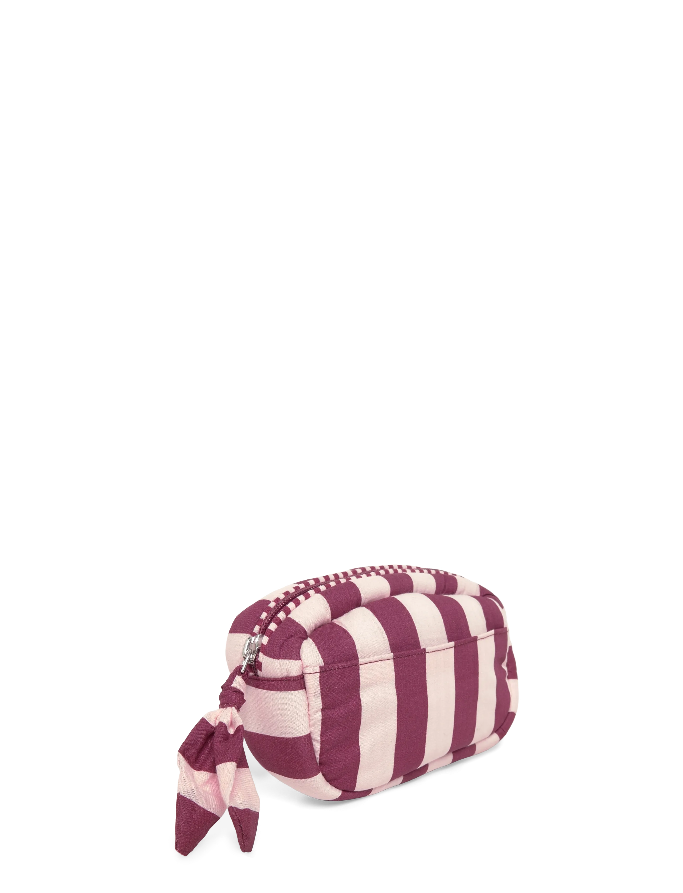Mango Teen - Striped cotton toiletry bag - bad - pink - 2
